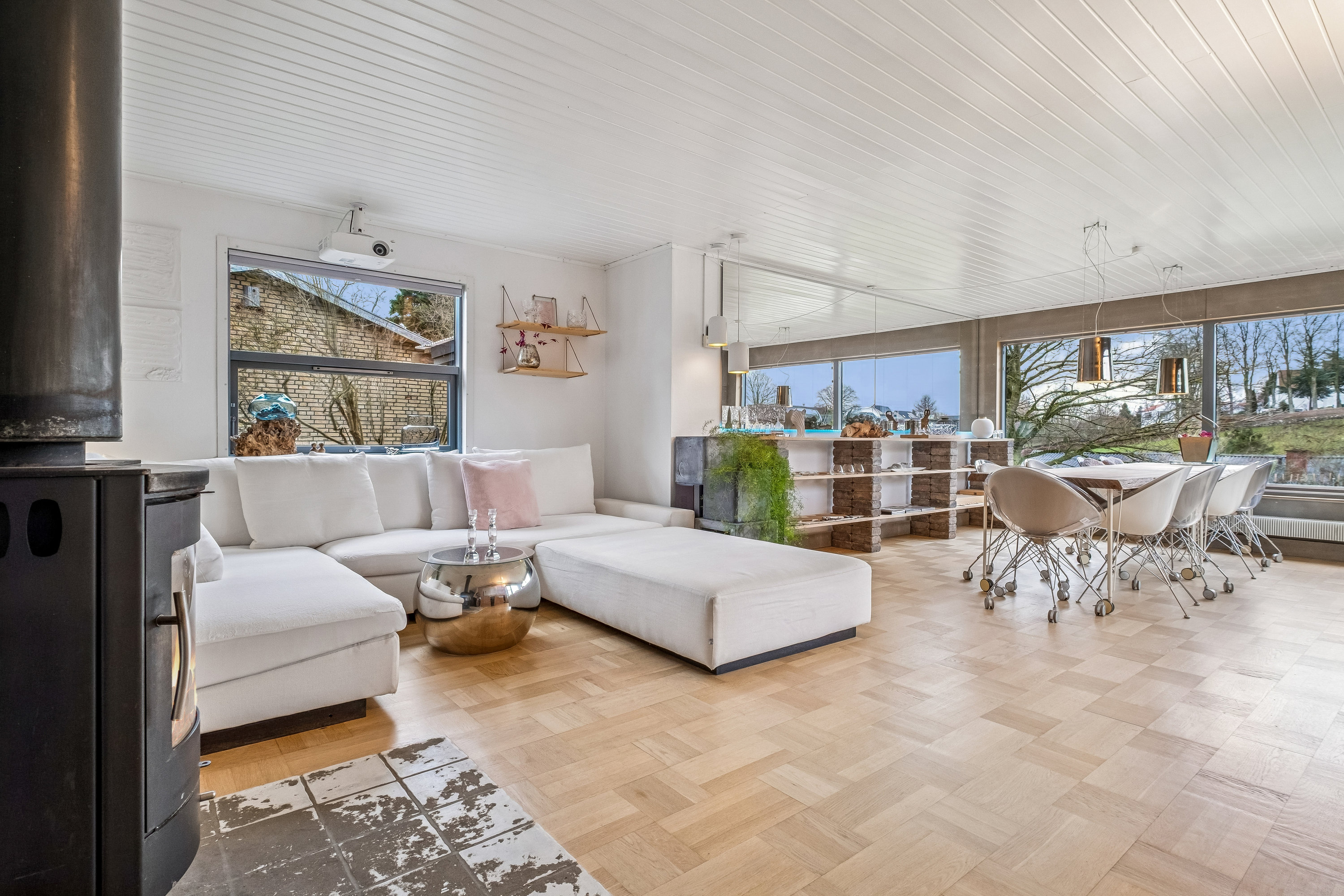 Fremhævet stue billede i fuldskærmstilstand. Billede af Vedbæksalle 108, Torsted, 8700 Horsens