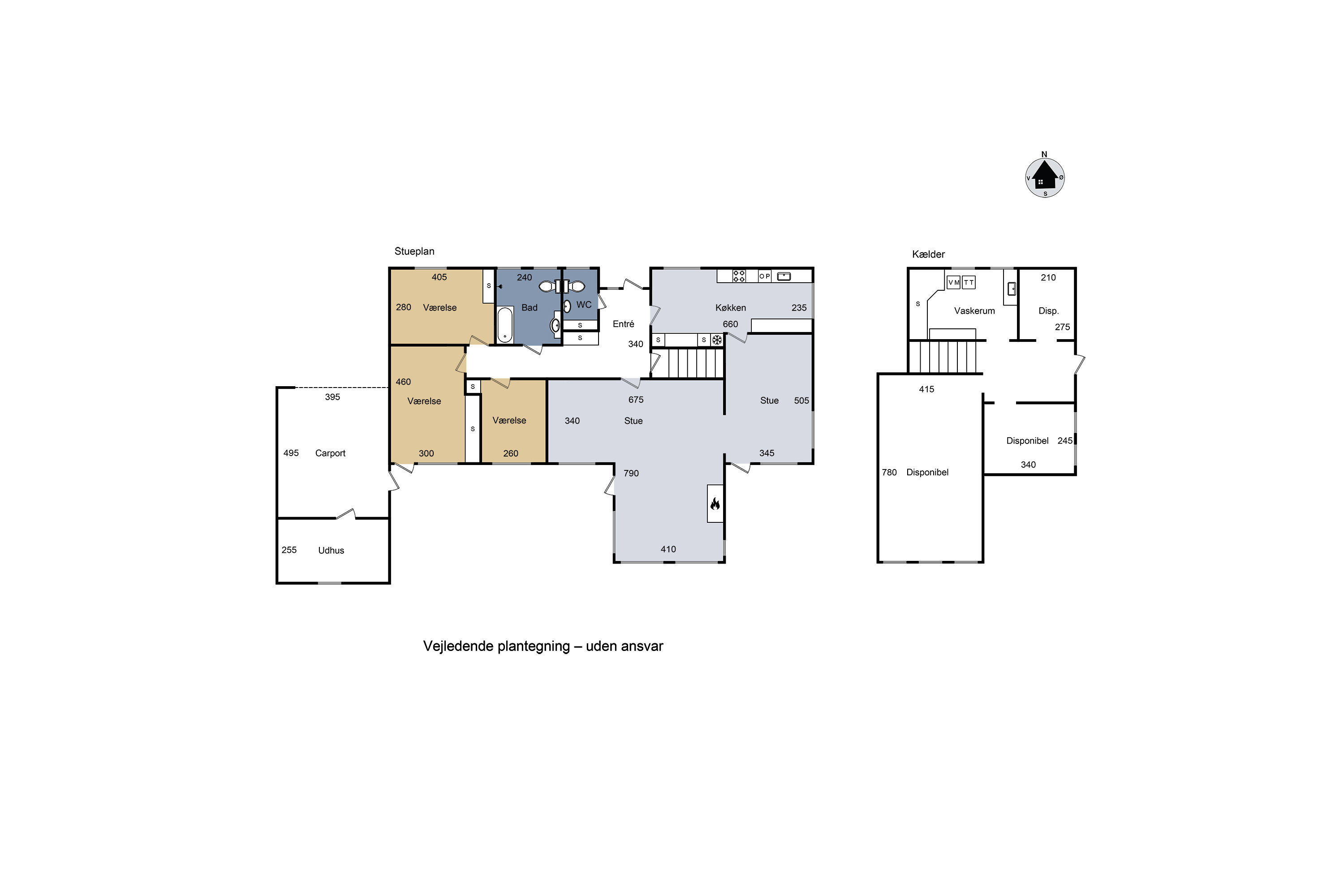 Plantegninger billede af Fuglebakken 1, 4220 Korsør
