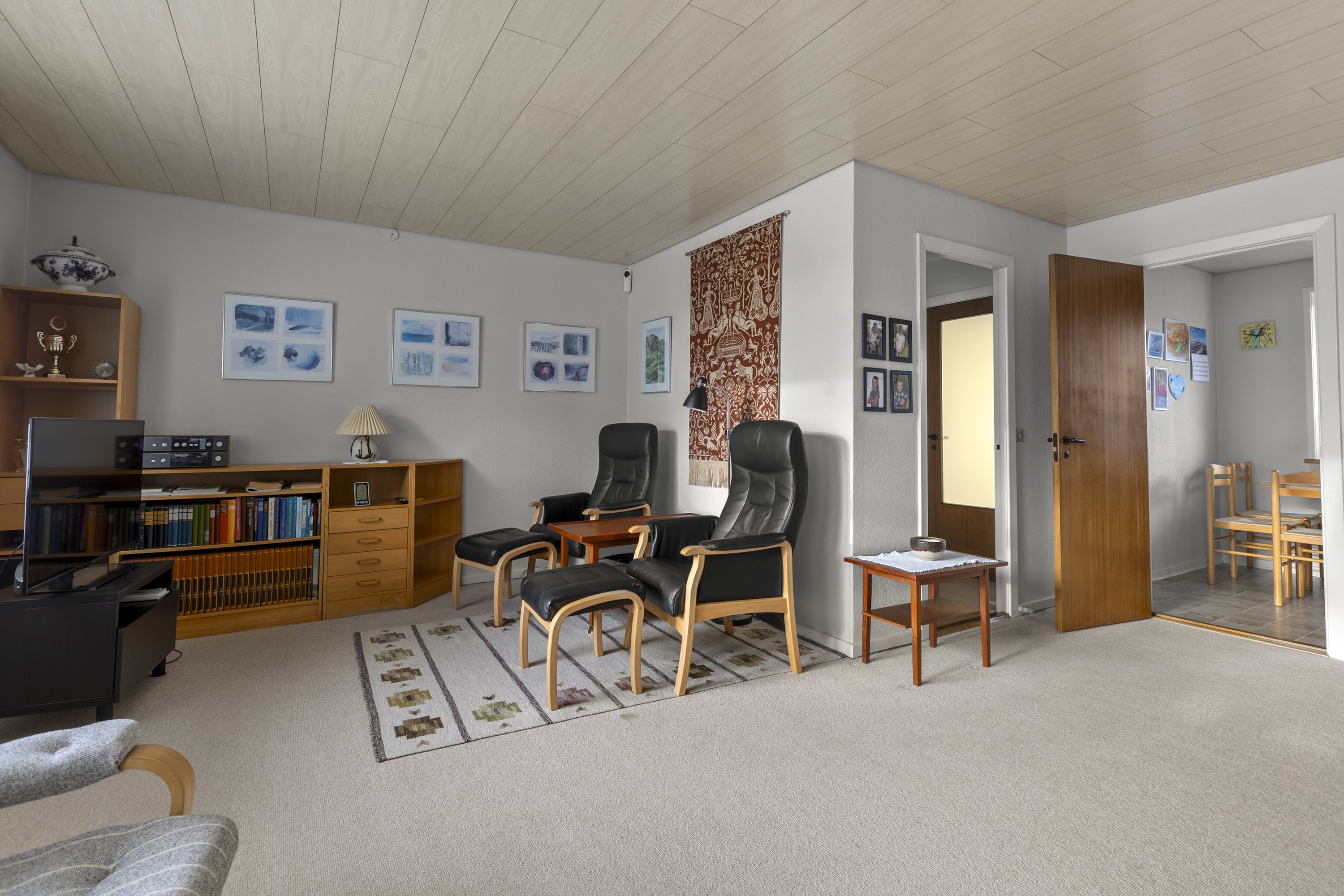 Fremhævet stue billede i fuldskærmstilstand. Billede af Møllevej 3A, 4400 Kalundborg