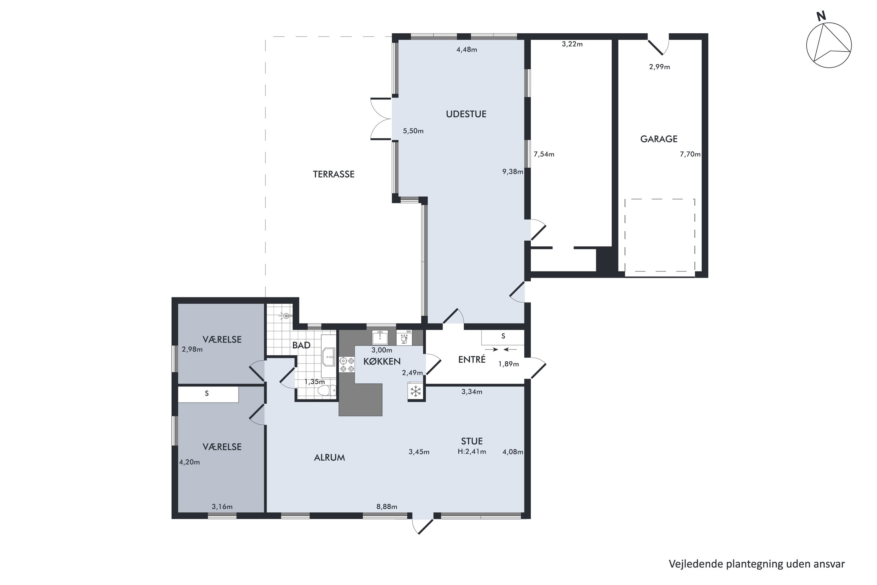 Plantegninger billede af Ærtevej 6, Tyrsted, 8700 Horsens