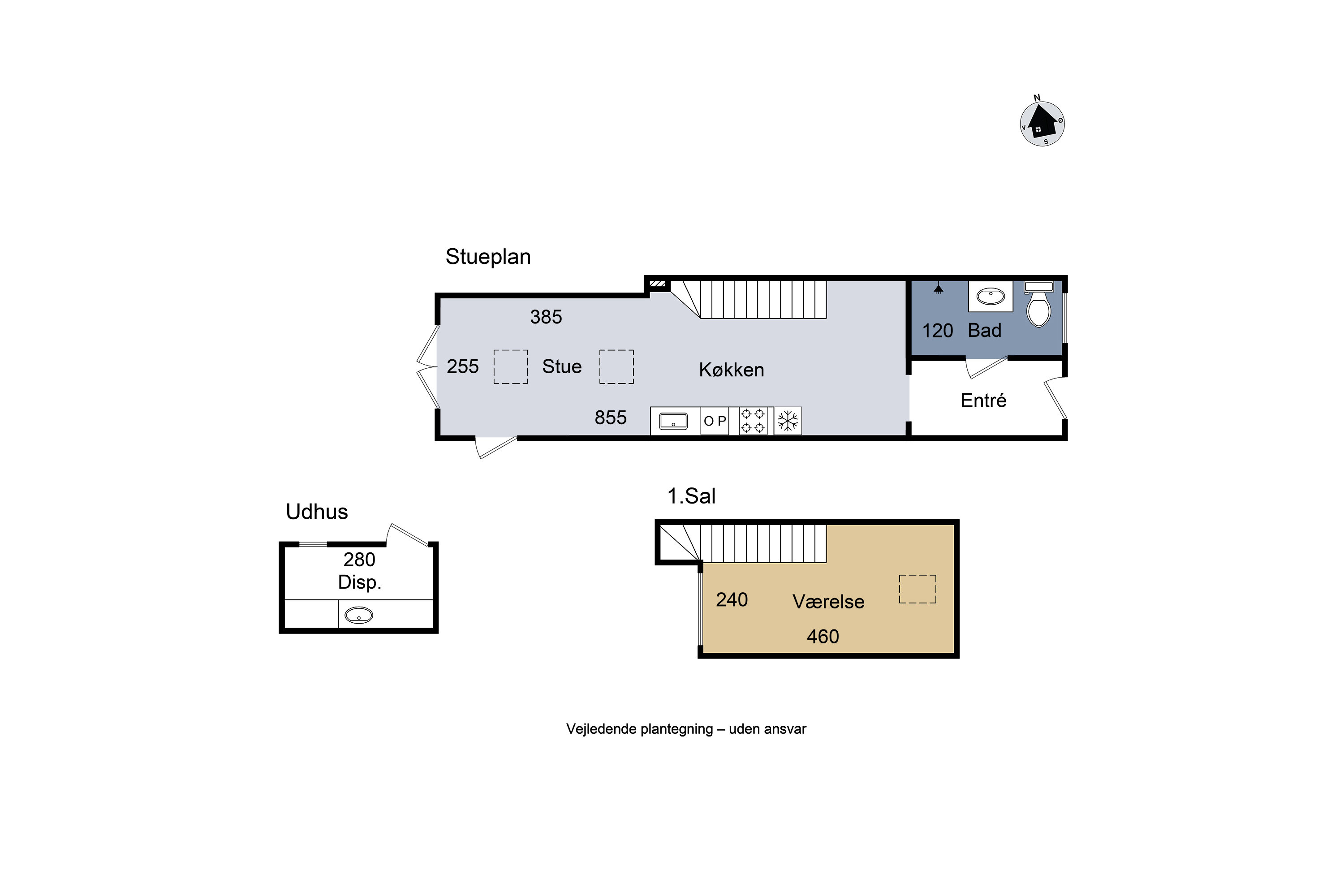 Plantegninger billede af Strandstræde 15, 4400 Kalundborg