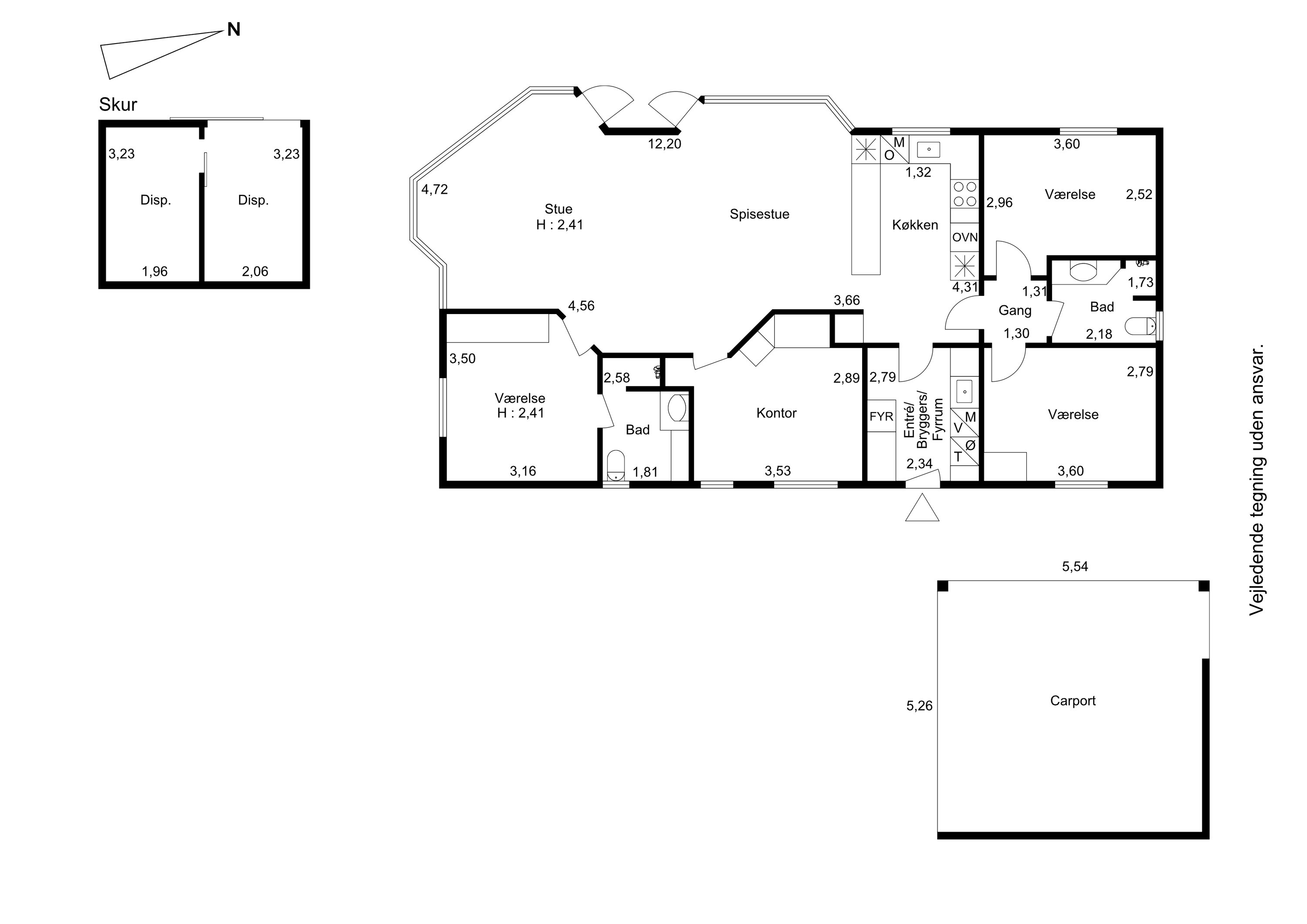 Plantegninger billede af Duehusvej 121, 4632 Bjæverskov