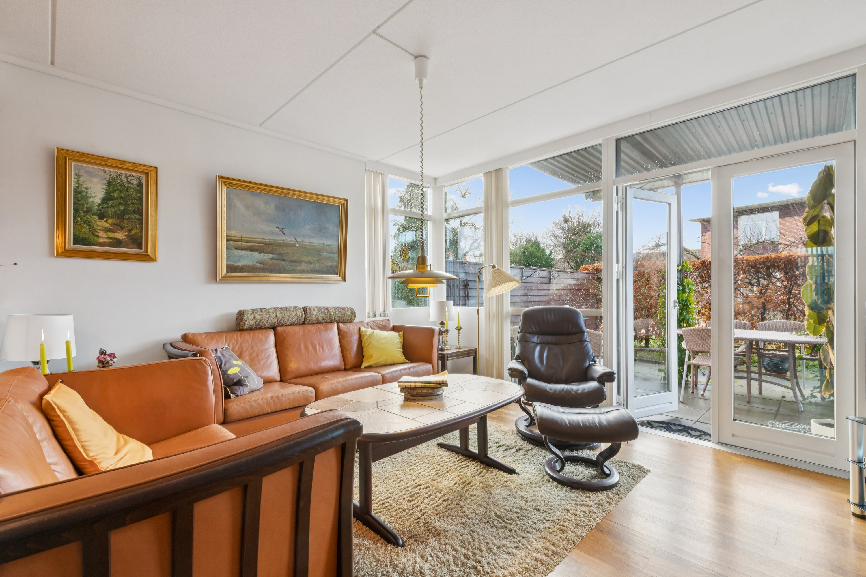 Fremhævet stue billede i fuldskærmstilstand. Billede af Engvej 54, st.. tv., 2791 Dragør