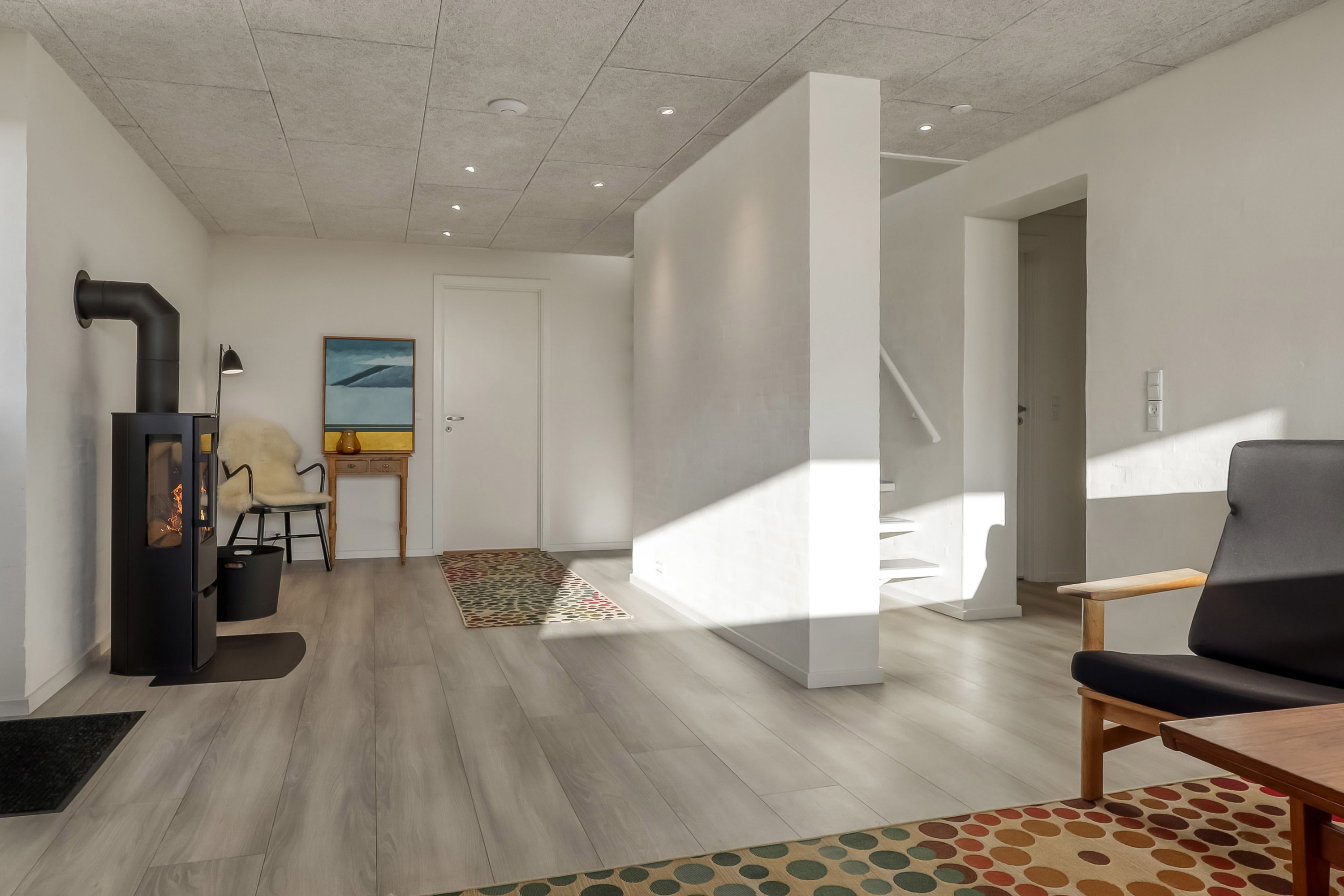 Fremhævet stue billede i fuldskærmstilstand. Billede af Rantzausmindevej 224, 5700 Svendborg