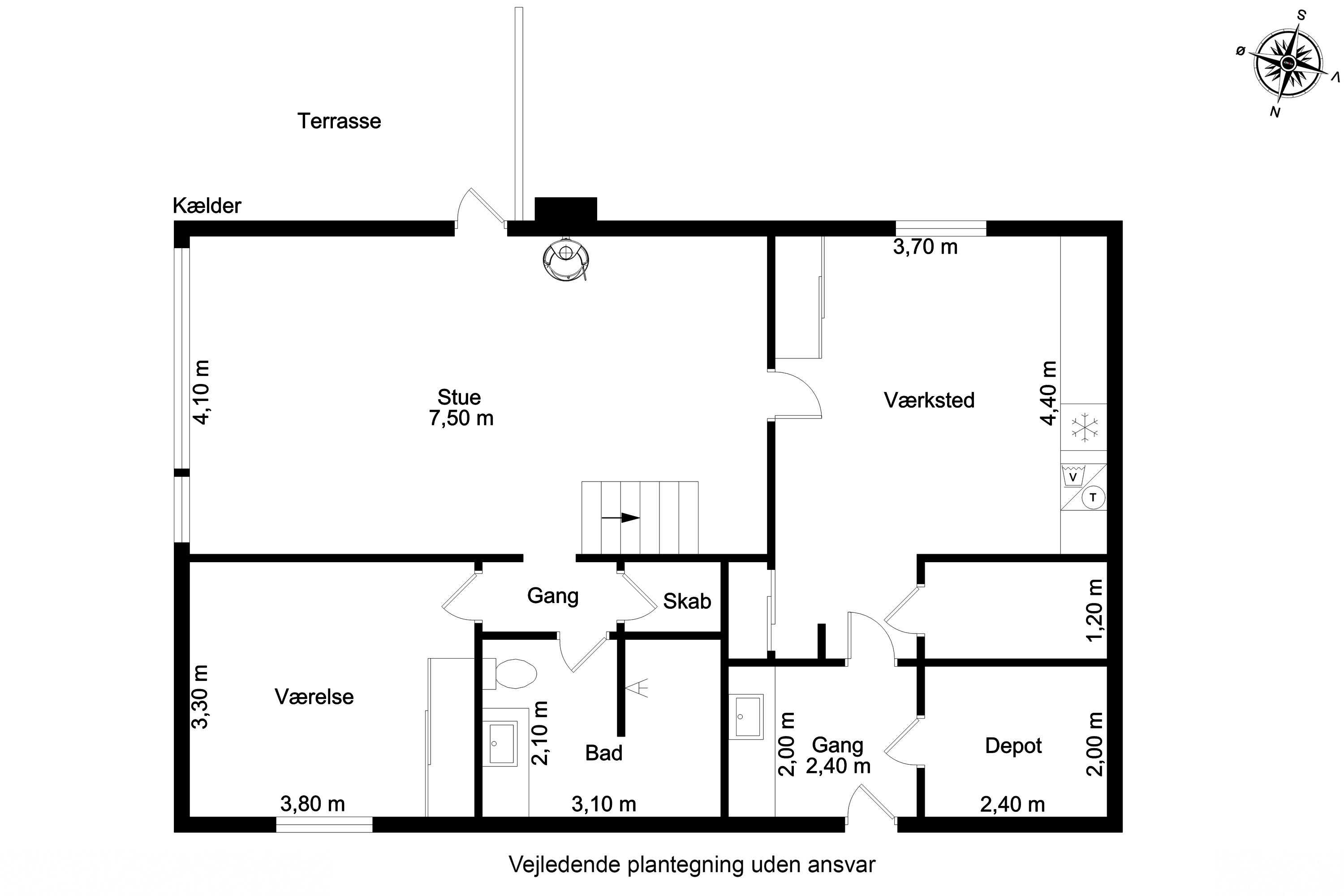Plantegninger billede af Rantzausmindevej 224, 5700 Svendborg