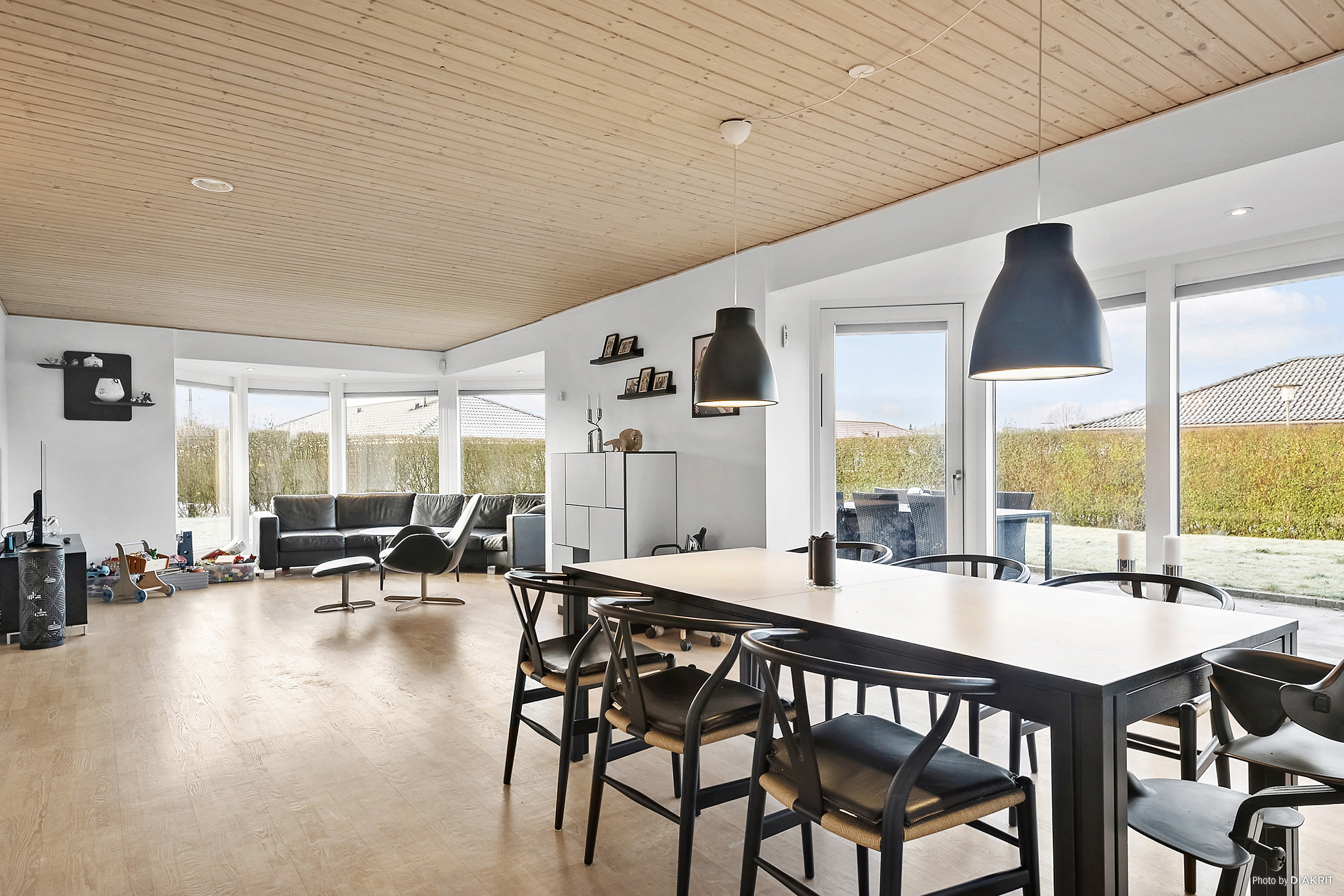 Fremhævet spisestue billede i fuldskærmstilstand. Billede af Duehusvej 121, 4632 Bjæverskov