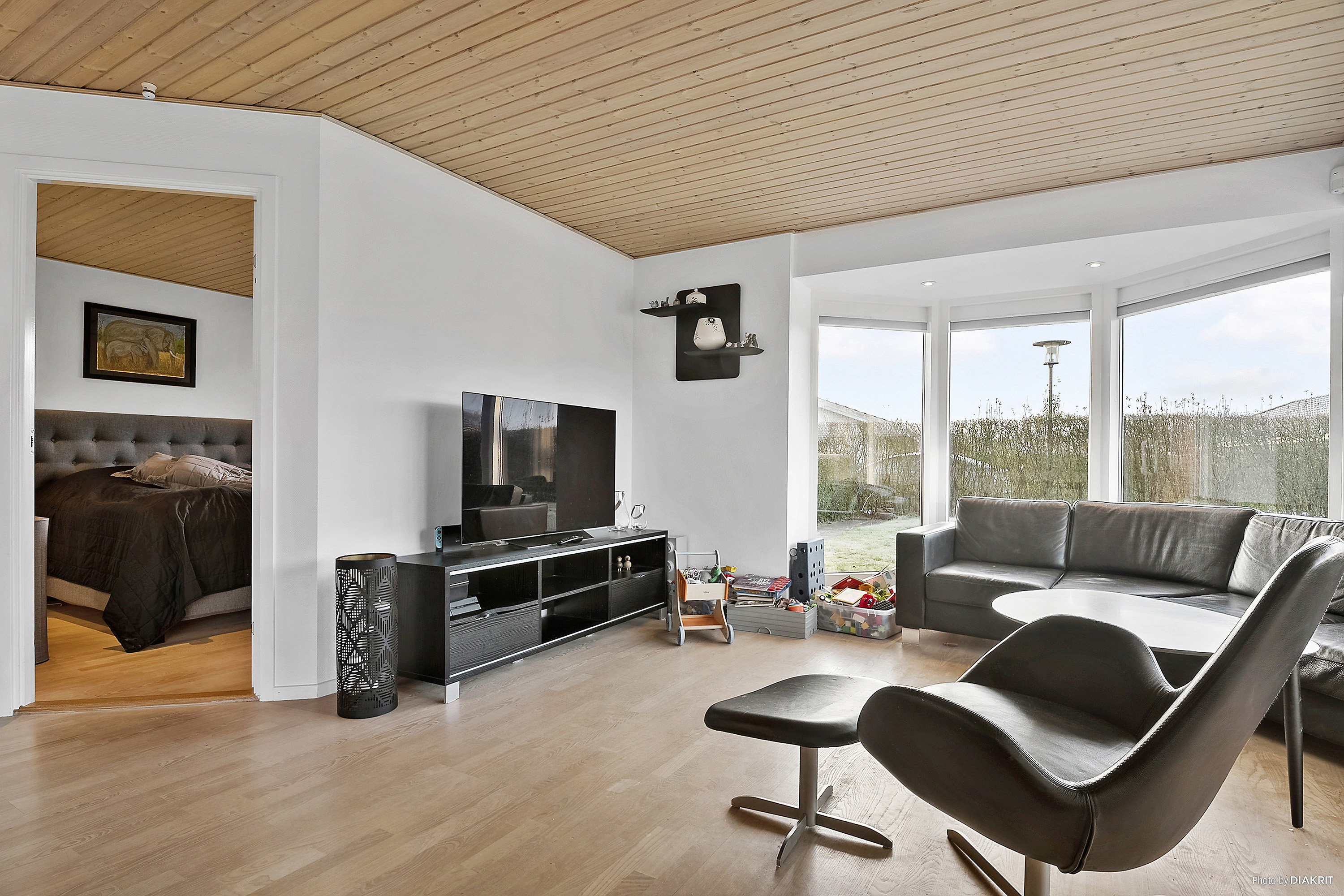 Fremhævet stue billede i fuldskærmstilstand. Billede af Duehusvej 121, 4632 Bjæverskov