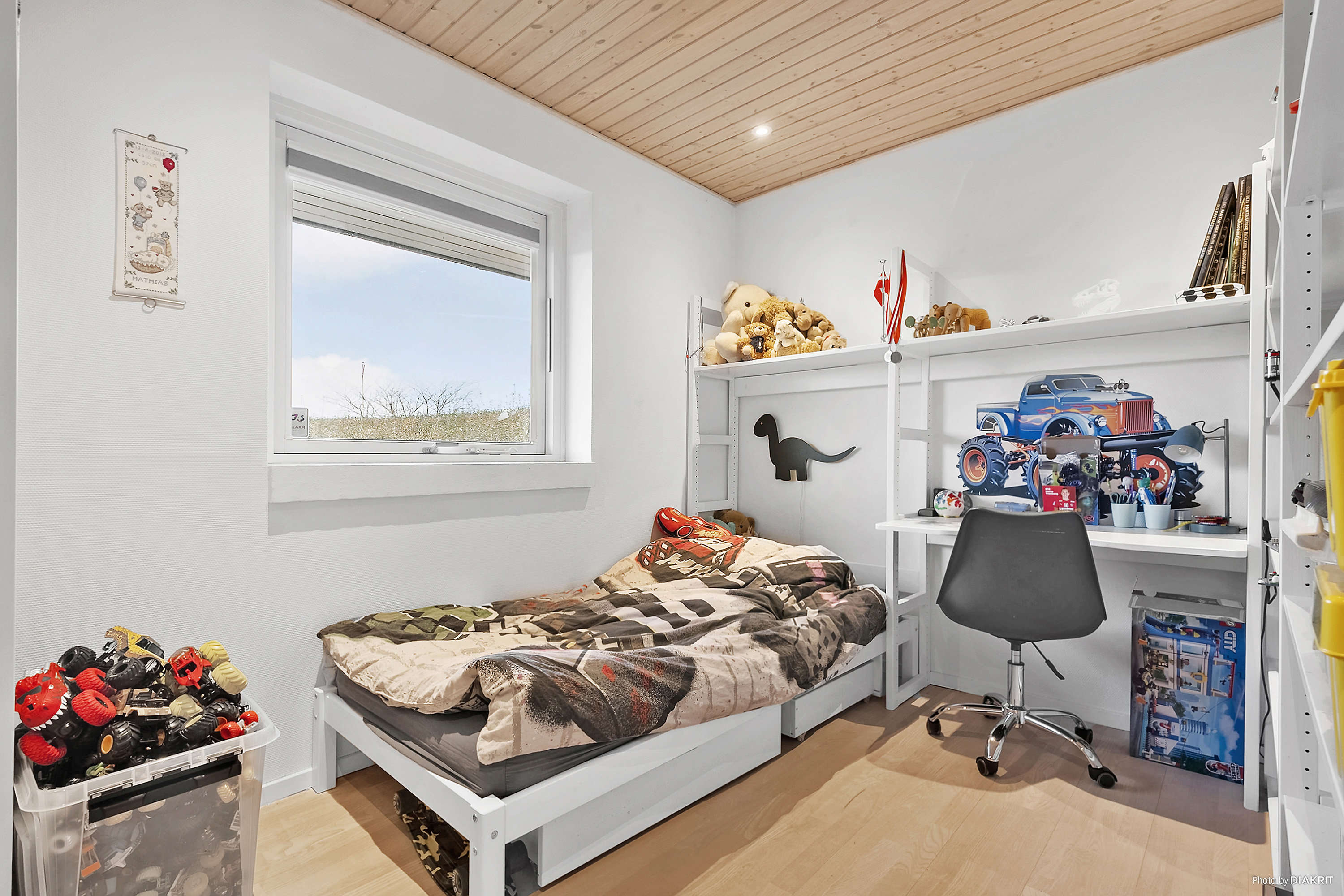 Fremhævet soveværelse billede i fuldskærmstilstand. Billede af Duehusvej 121, 4632 Bjæverskov