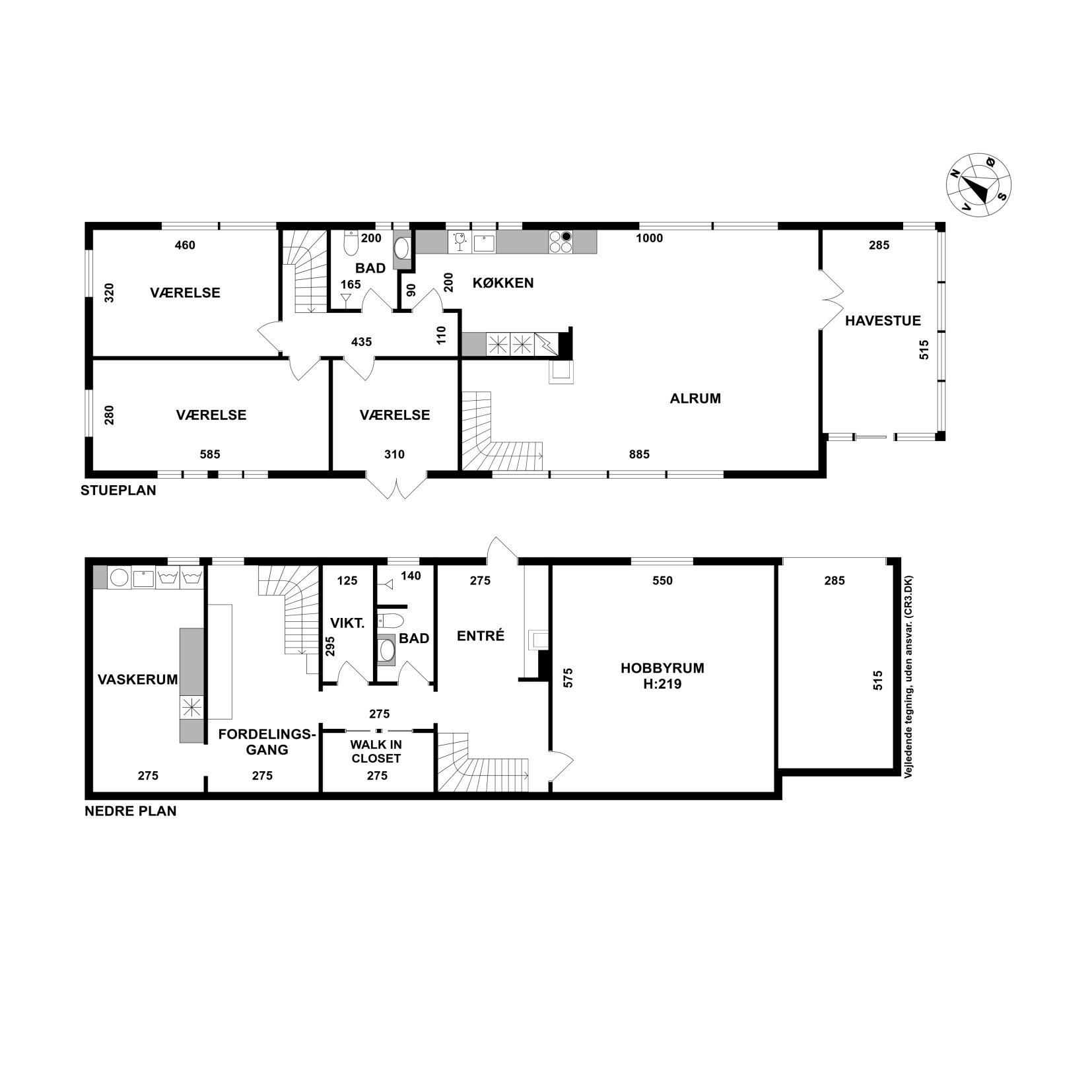 Plantegninger billede af Elmebakken 8, Gadevang, 3400 Hillerød