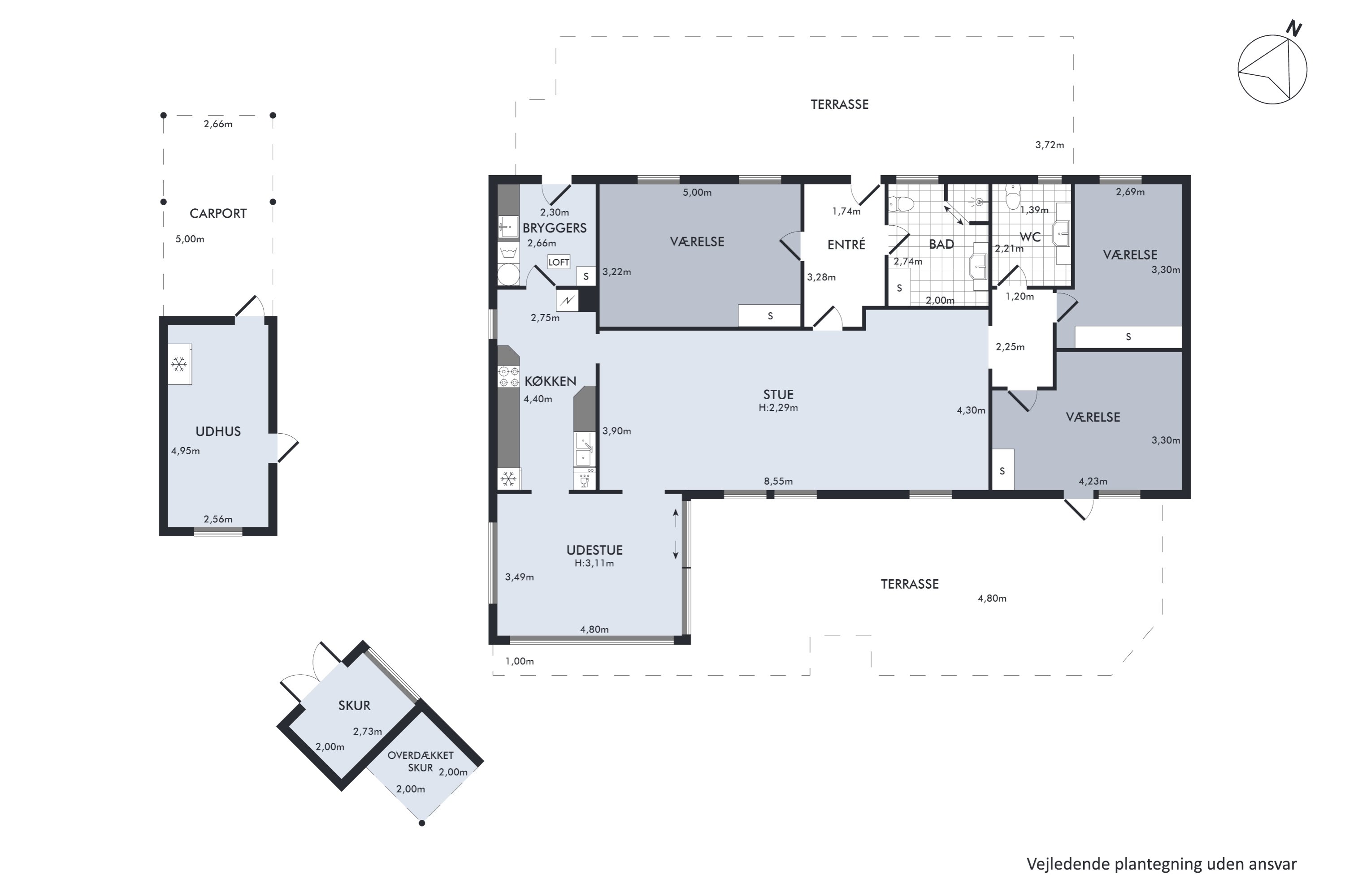 Plantegninger billede af Kløvervej 46, 4270 Høng