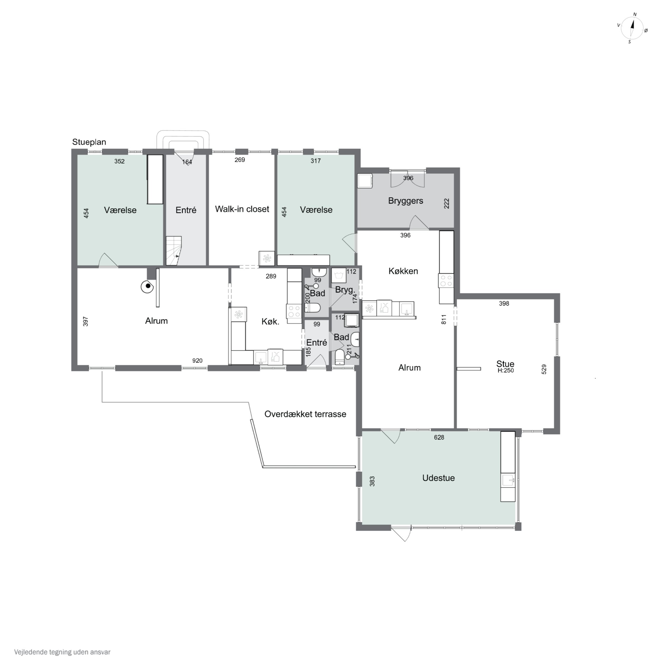 Plantegninger billede af Bergmannsvej 34, Thurø, 5700 Svendborg