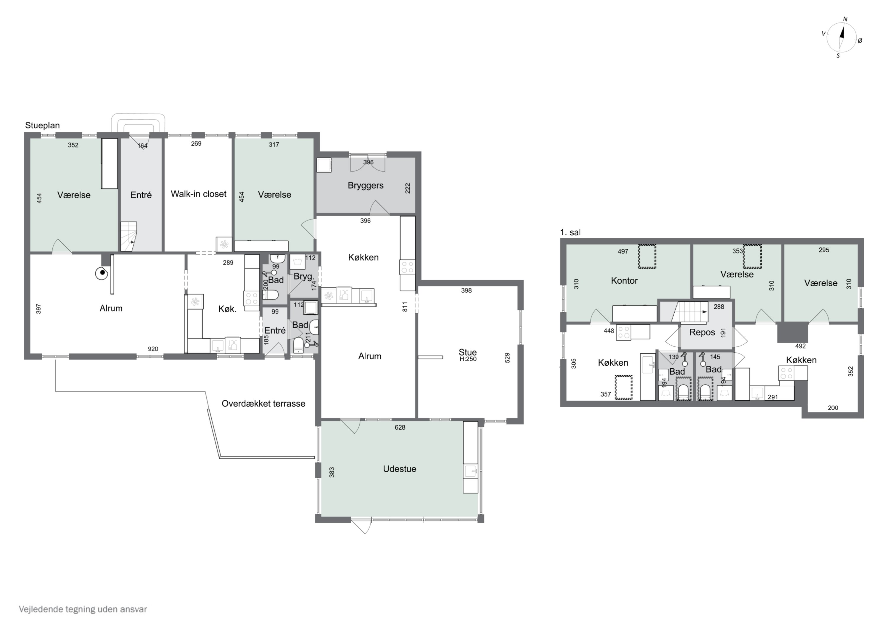 Plantegninger billede af Bergmannsvej 34, Thurø, 5700 Svendborg
