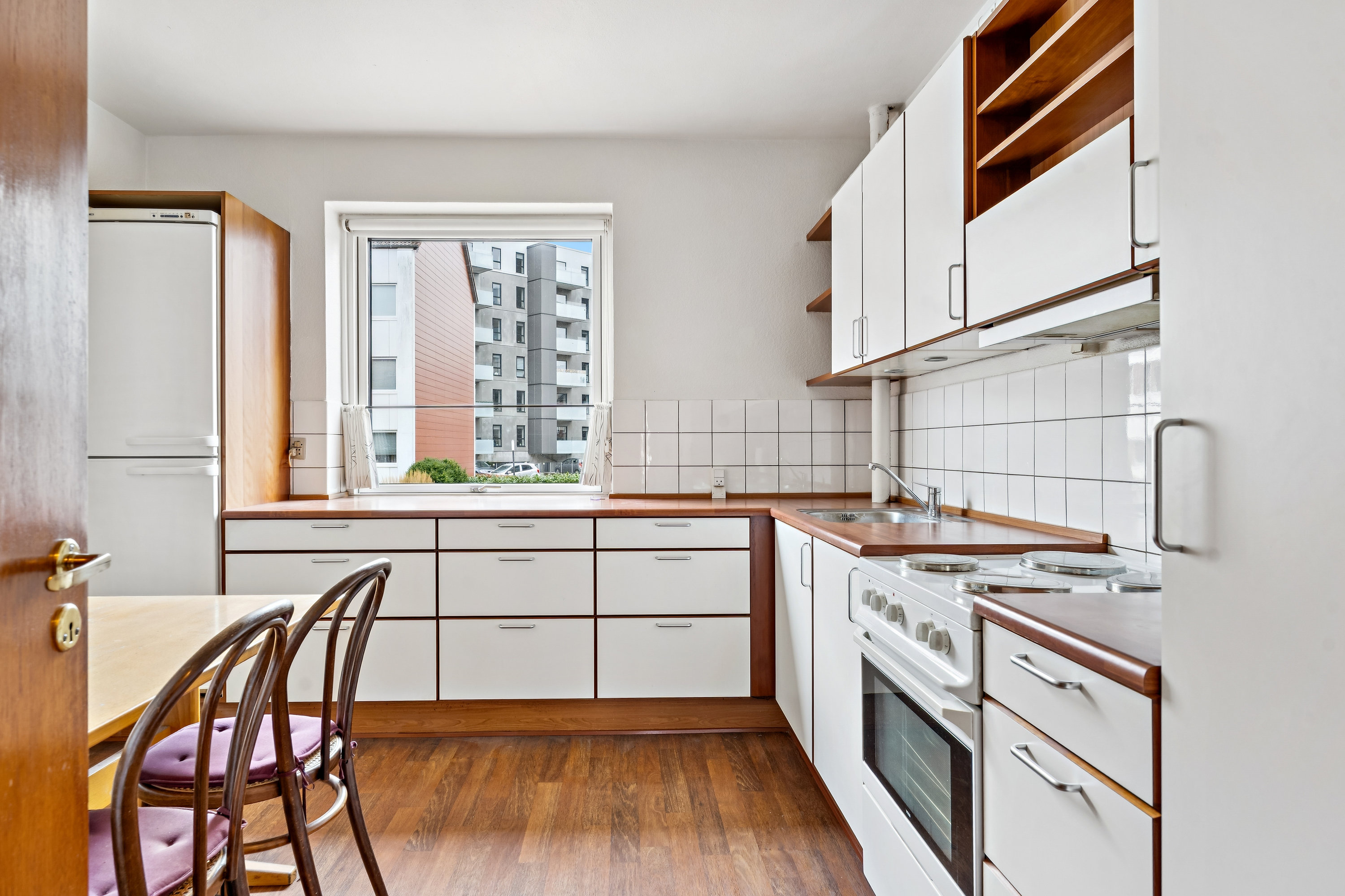 Miniaturebillede 2: køkken. Billede af Bygholm Parkvej 13A, st.. tv., Midtbyen, 8700 Horsens