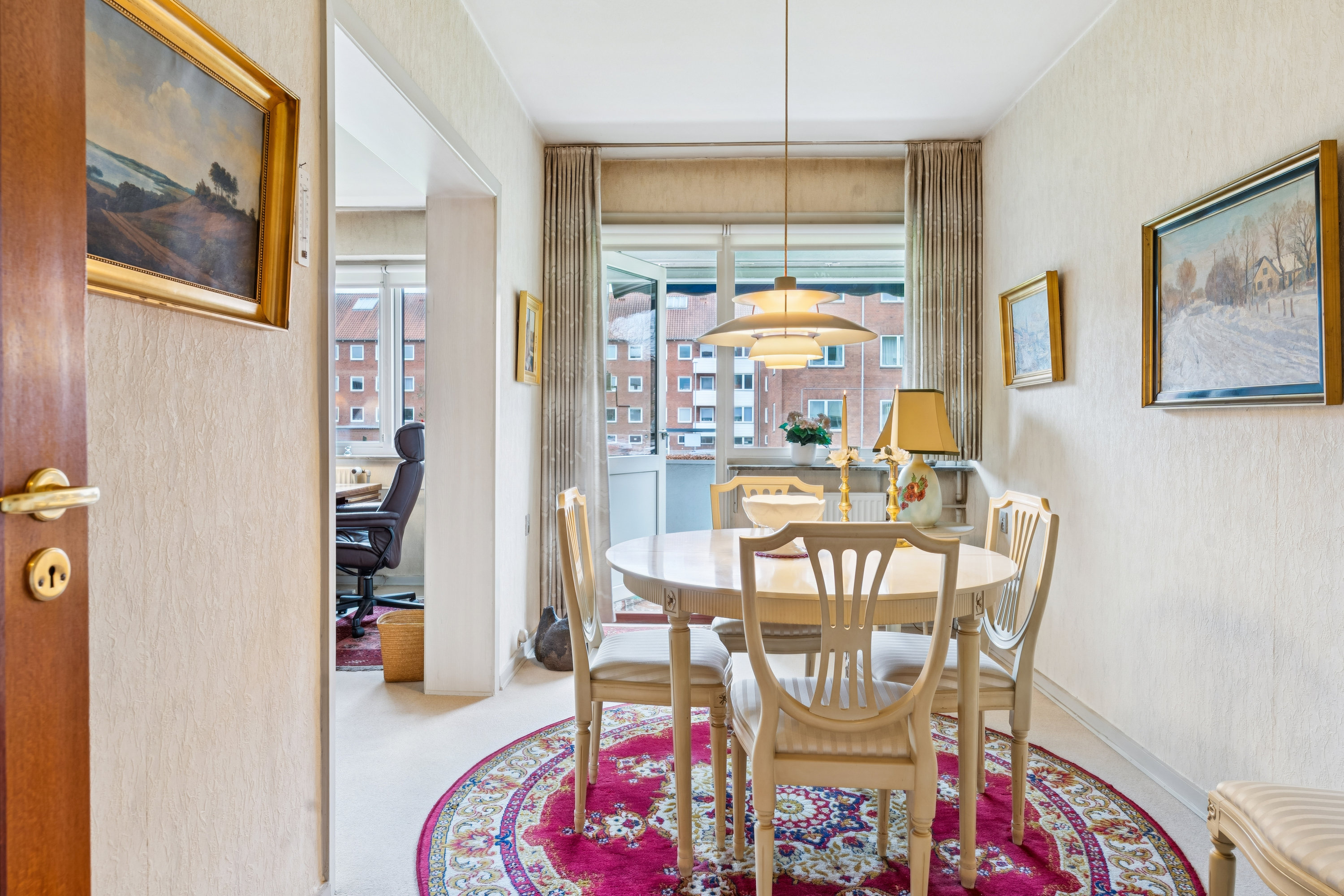 Fremhævet stue billede i fuldskærmstilstand. Billede af Bygholm Parkvej 13A, st.. tv., Midtbyen, 8700 Horsens