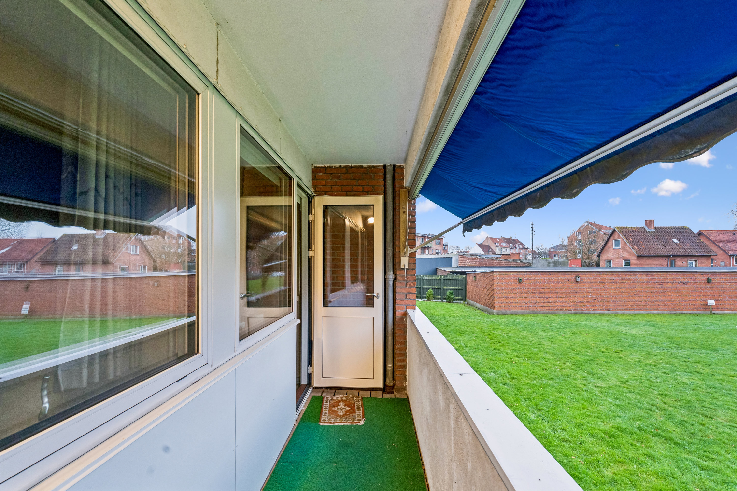 Fremhævet altan billede i fuldskærmstilstand. Billede af Bygholm Parkvej 13A, st.. tv., Midtbyen, 8700 Horsens