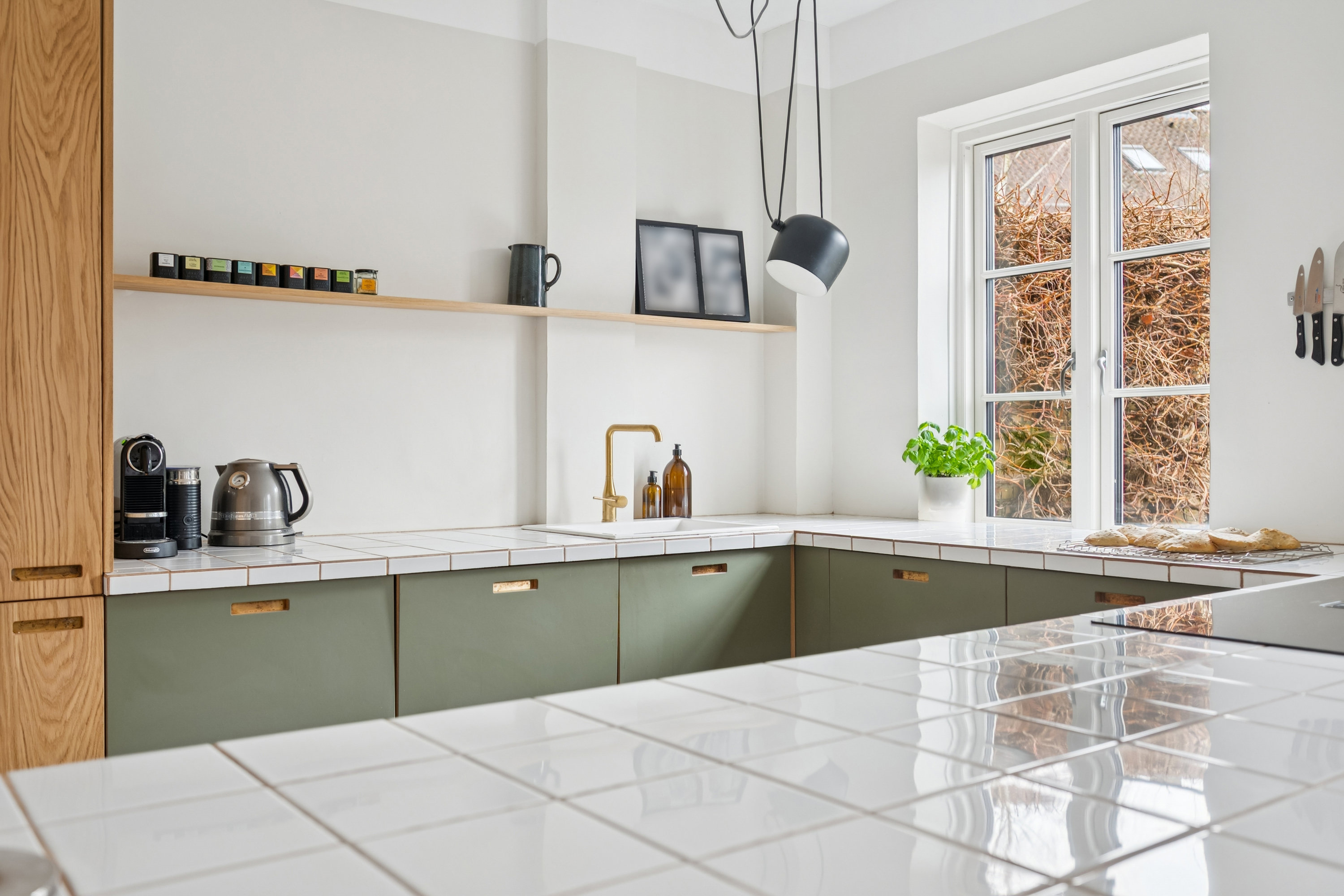 Fremhævet køkken billede i fuldskærmstilstand. Billede af Buddingevej 46A, 2800 Kongens Lyngby