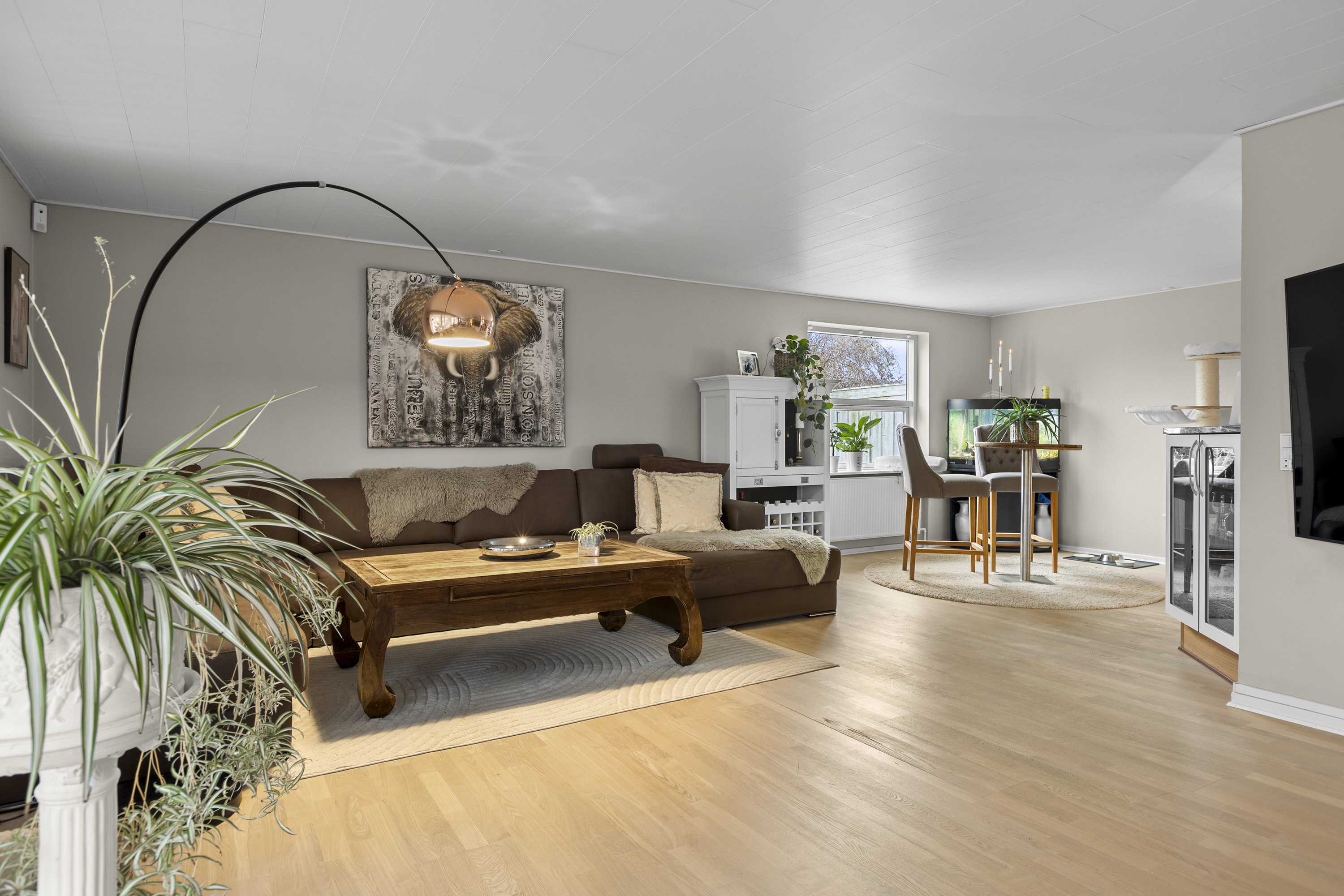 Fremhævet stue billede i fuldskærmstilstand. Billede af Marsvej 1, 4200 Slagelse