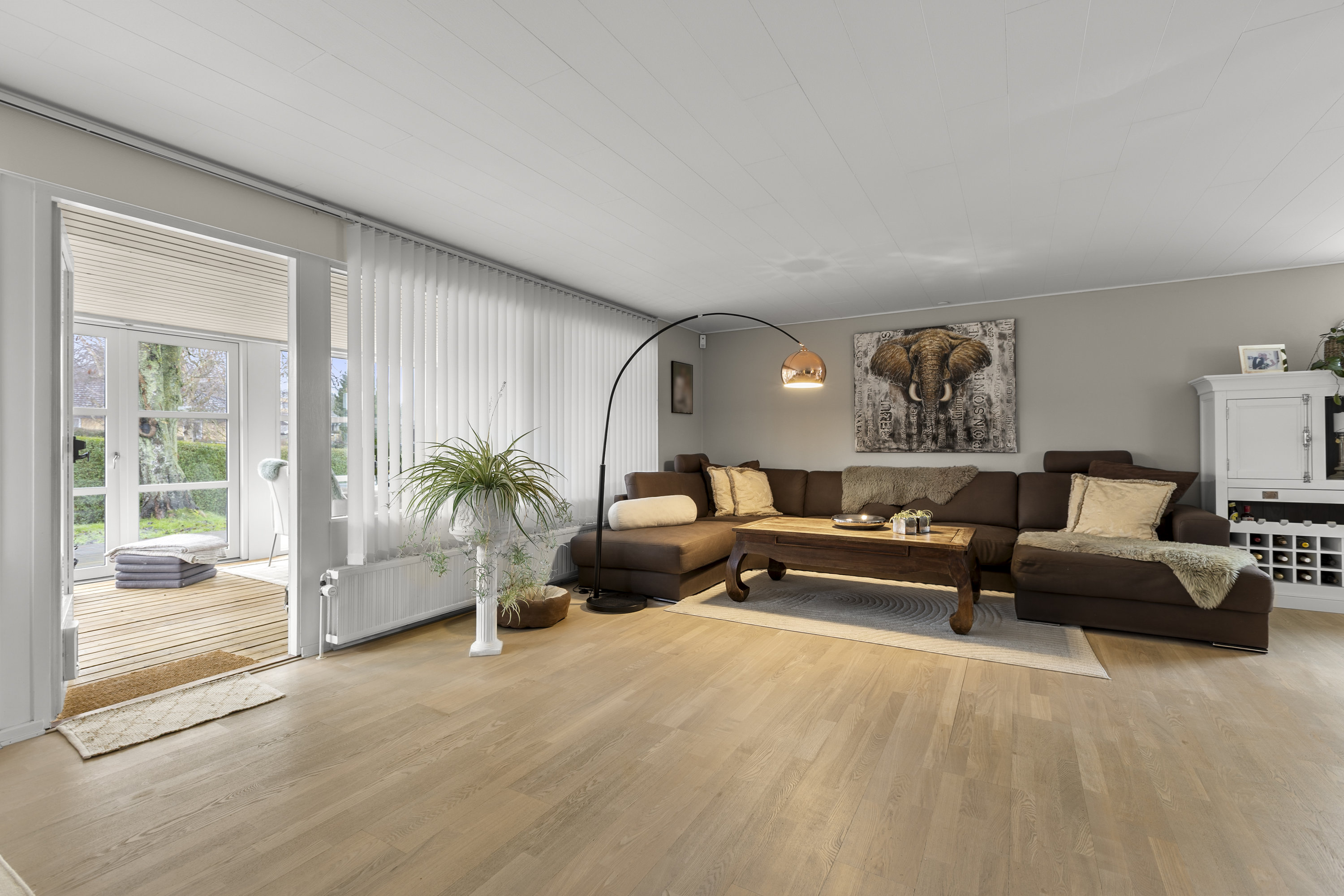 Fremhævet stue billede i fuldskærmstilstand. Billede af Marsvej 1, 4200 Slagelse