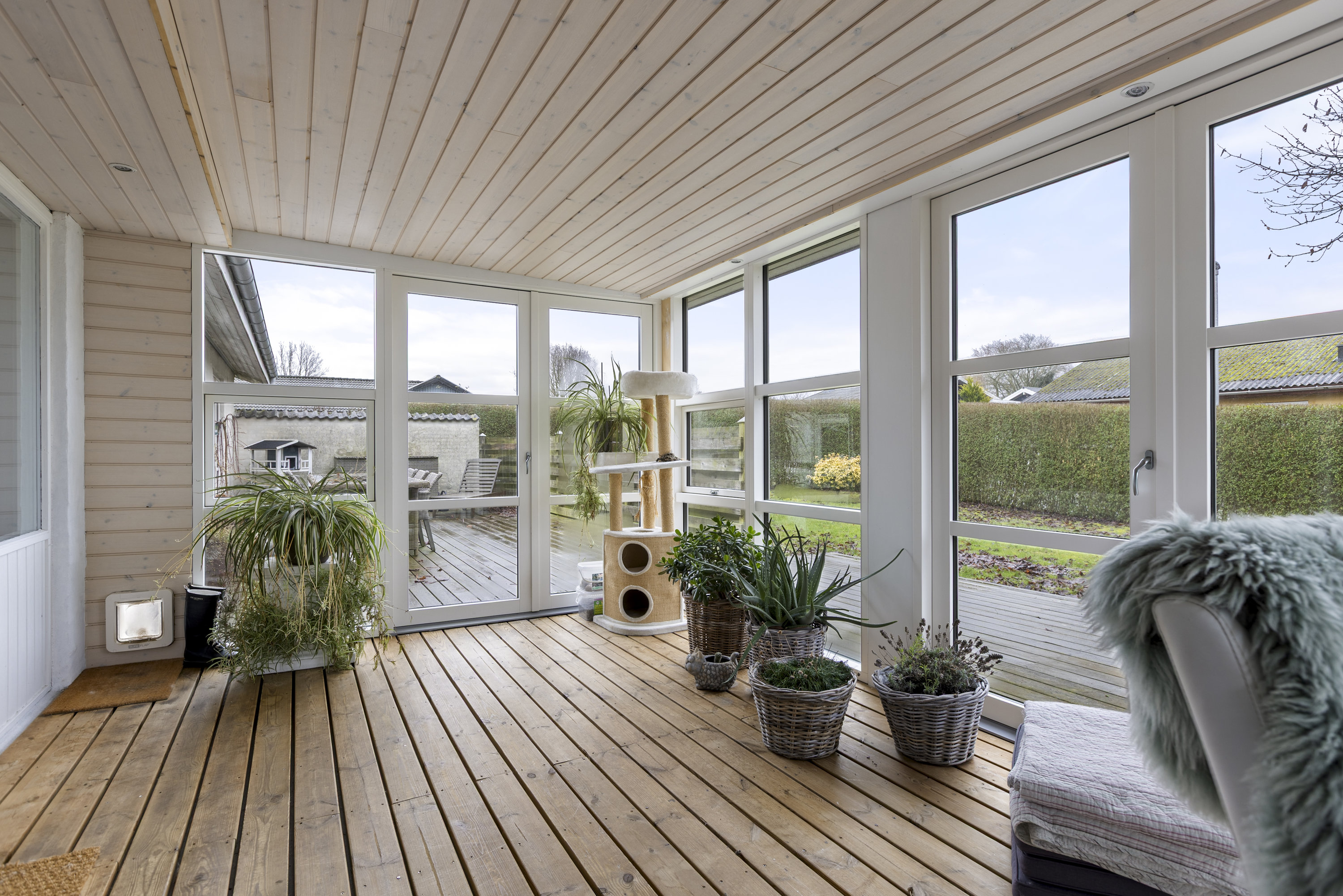 Fremhævet udestue billede i fuldskærmstilstand. Billede af Marsvej 1, 4200 Slagelse