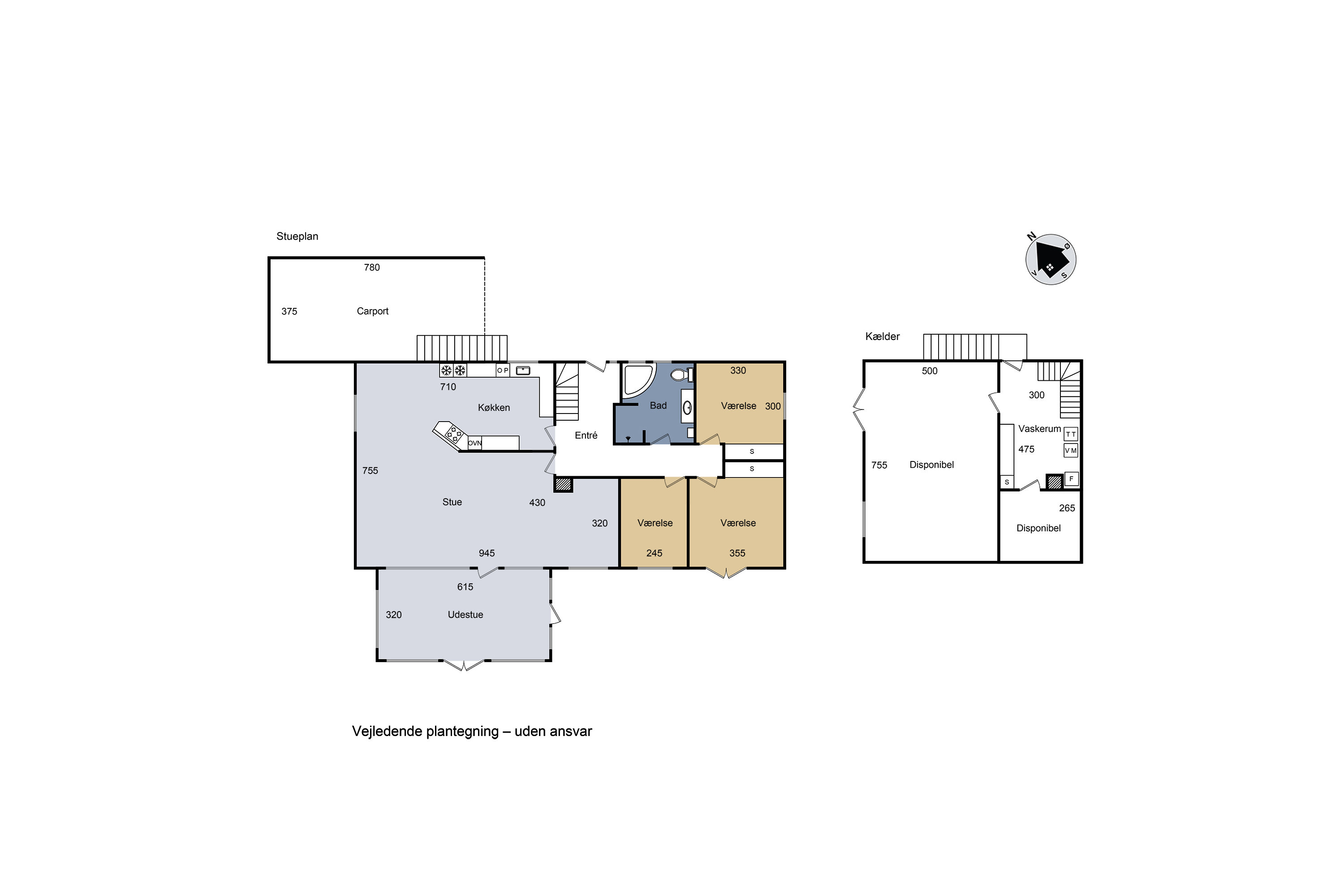 Plantegninger billede af Marsvej 1, 4200 Slagelse