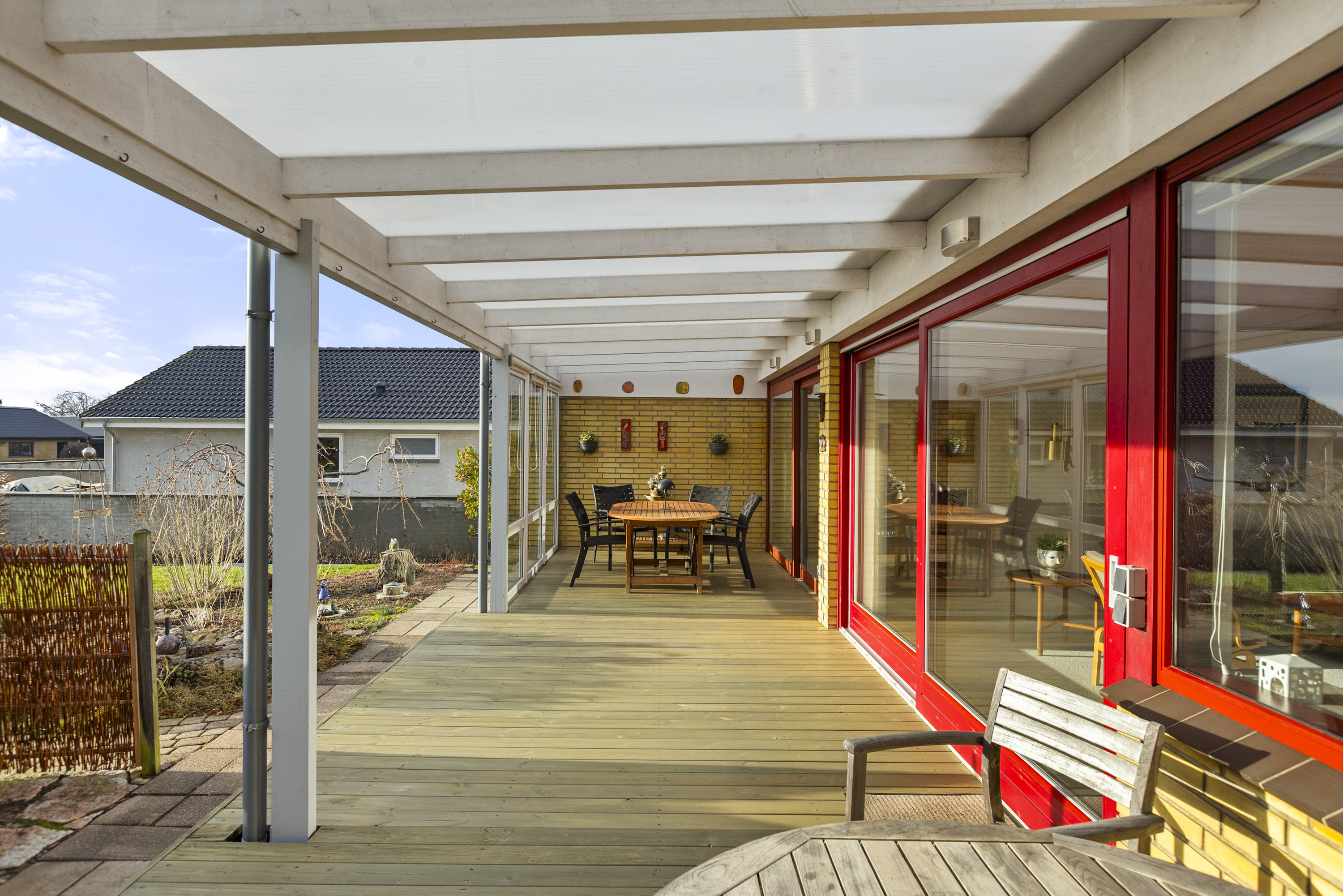 Fremhævet terrasse billede i fuldskærmstilstand. Billede af Rugvej 8, 4220 Korsør