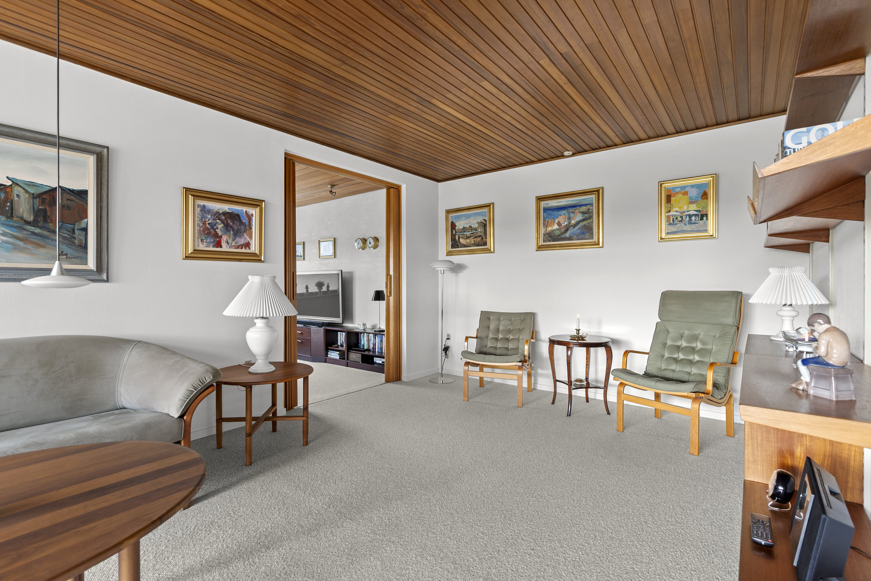 Fremhævet stue billede i fuldskærmstilstand. Billede af Rugvej 8, 4220 Korsør