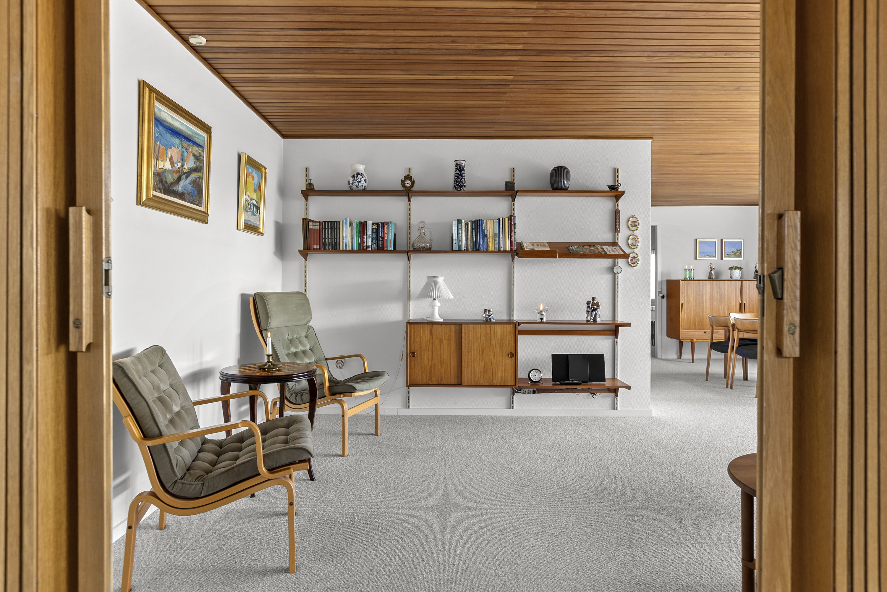 Fremhævet stue billede i fuldskærmstilstand. Billede af Rugvej 8, 4220 Korsør