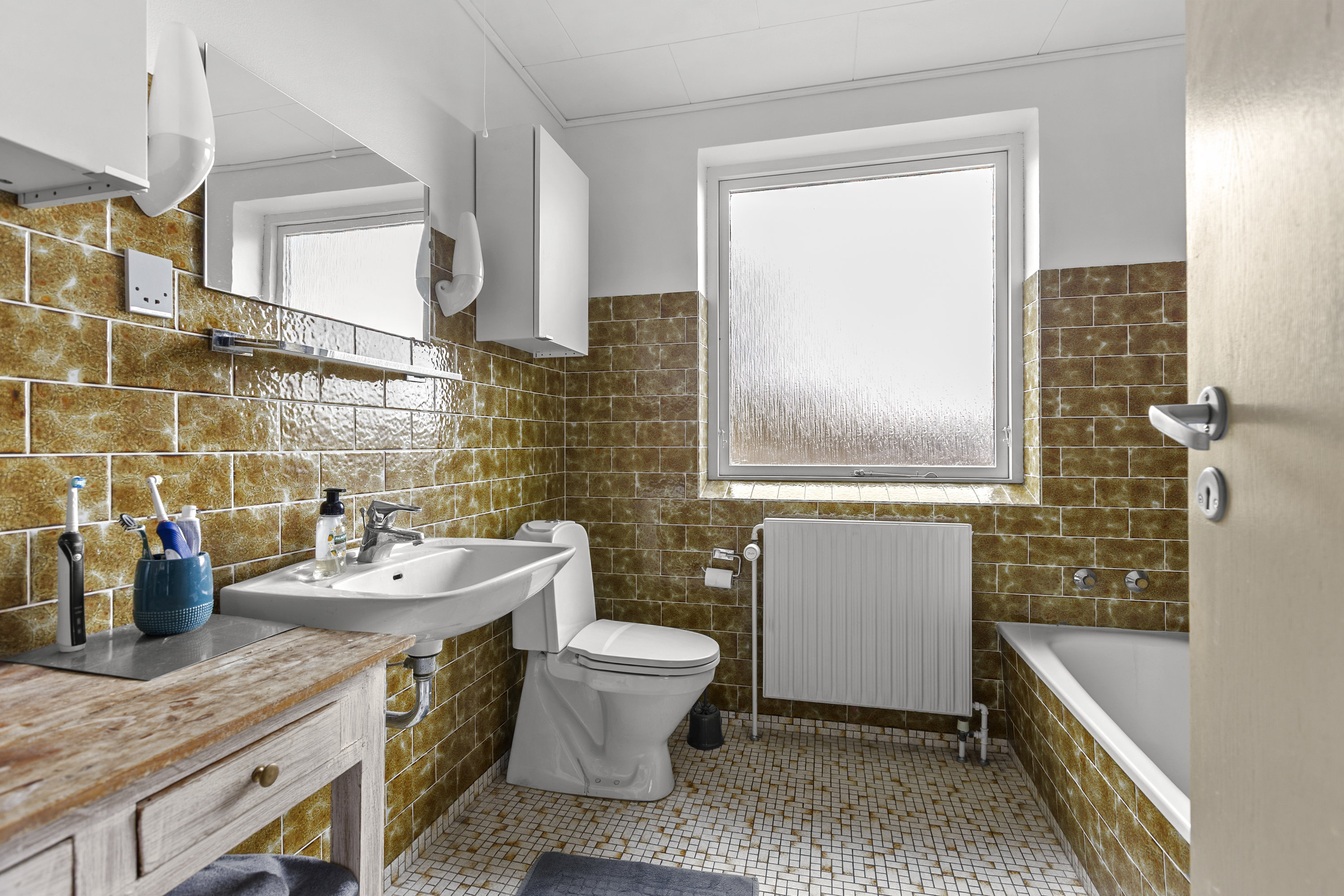 Fremhævet badeværelse billede i fuldskærmstilstand. Billede af Gravestykket 1, Havrebjerg, 4200 Slagelse