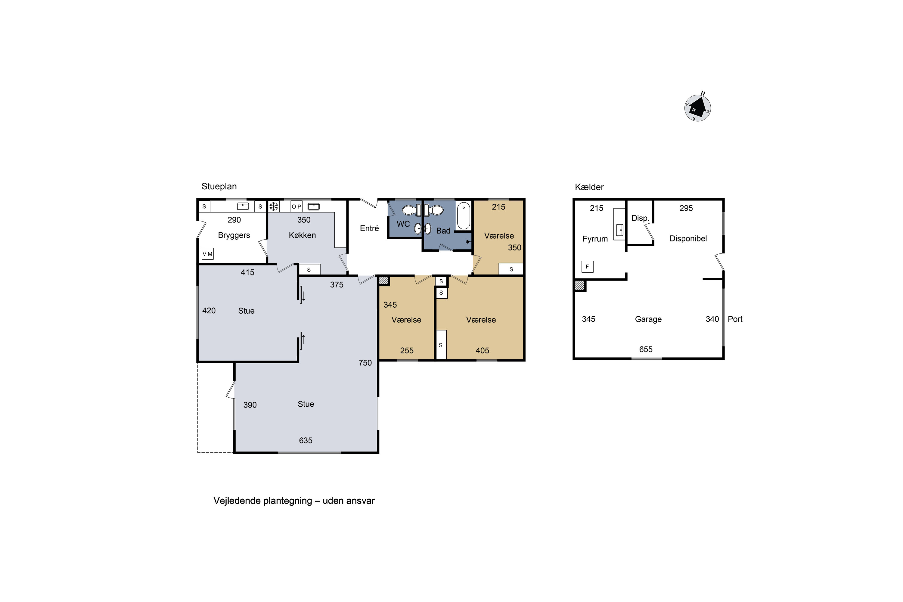 Plantegninger billede af Gravestykket 1, Havrebjerg, 4200 Slagelse