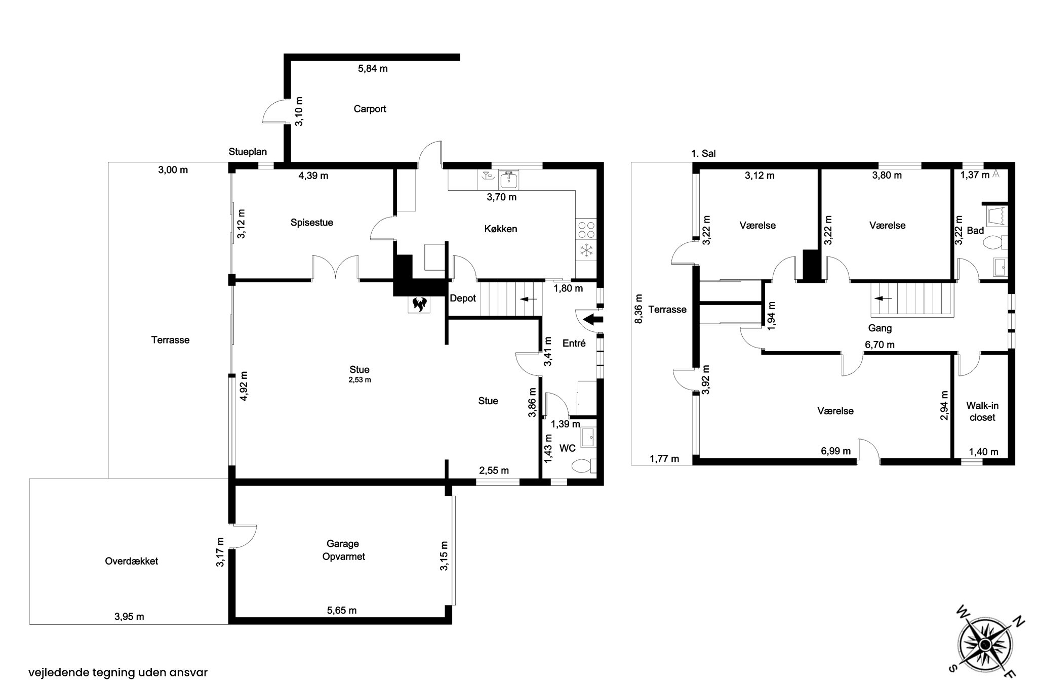 Plantegninger billede af I.H.Mundts Vej 26, 2830 Virum