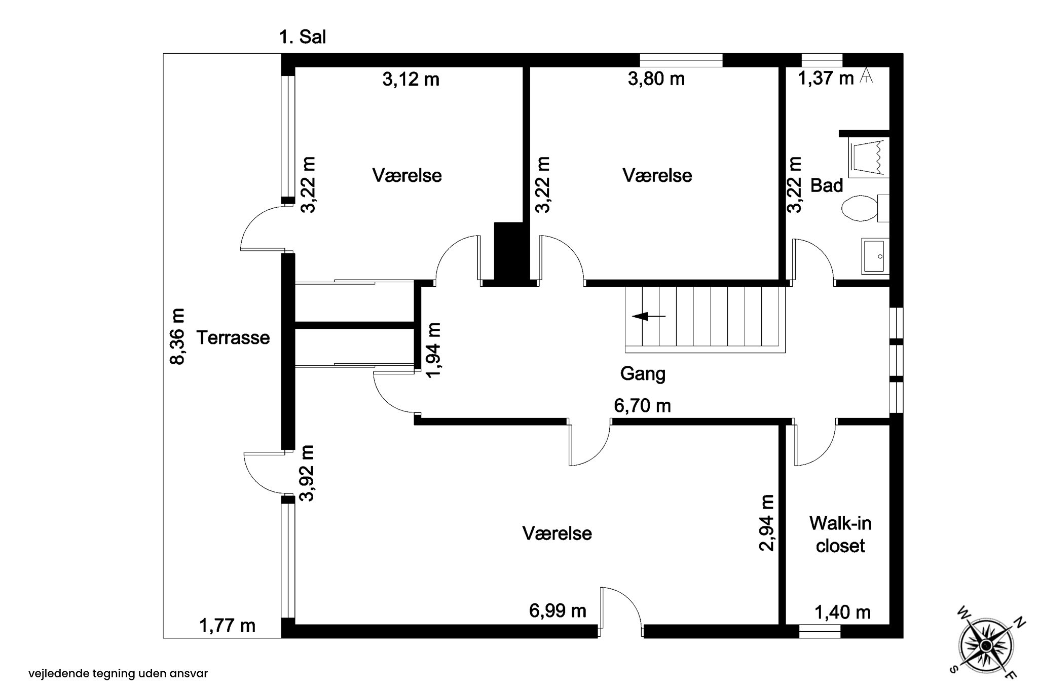 Plantegninger billede af I.H.Mundts Vej 26, 2830 Virum