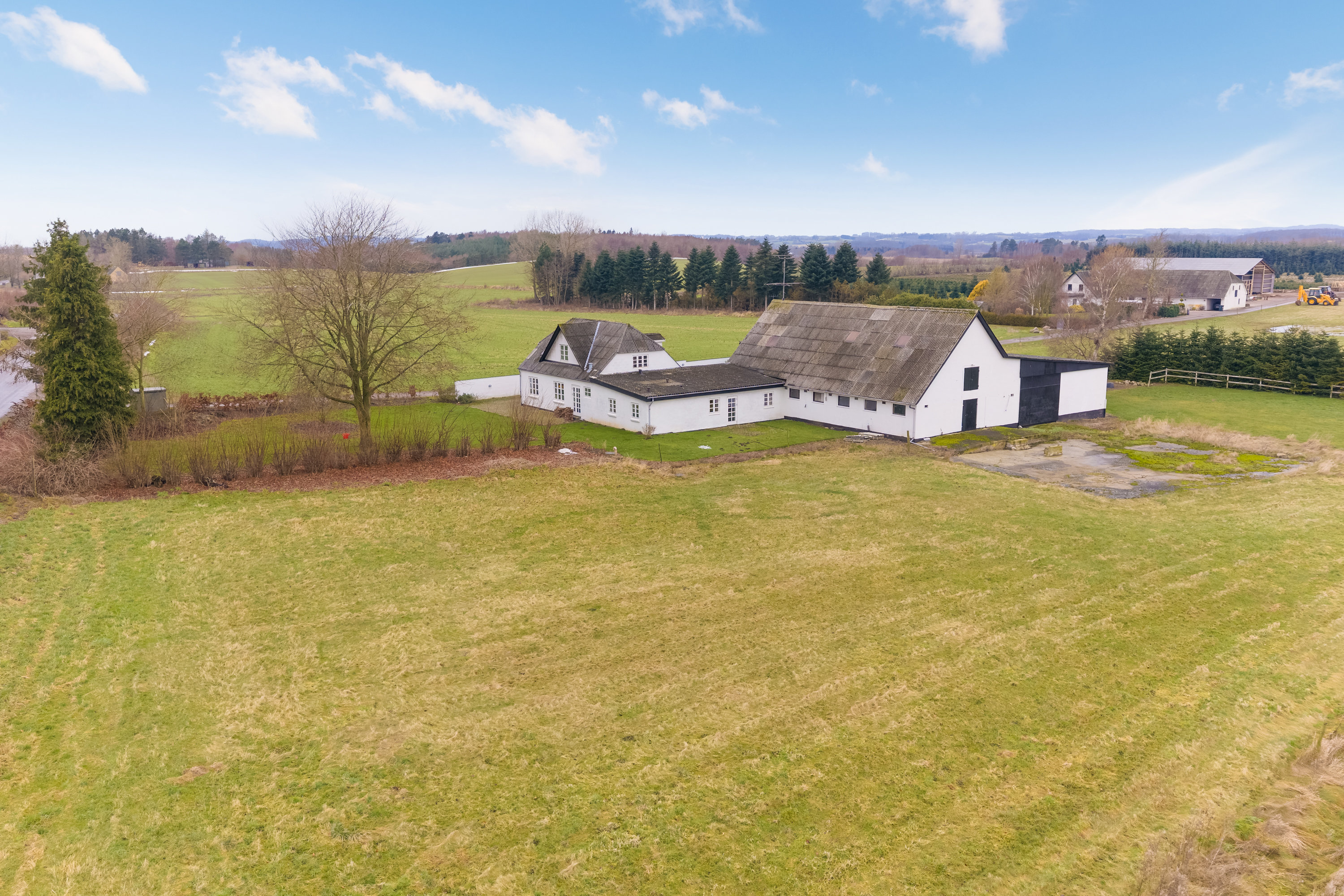 Landejendom: Luftfoto på Præstevænget 3, 5683 Haarby