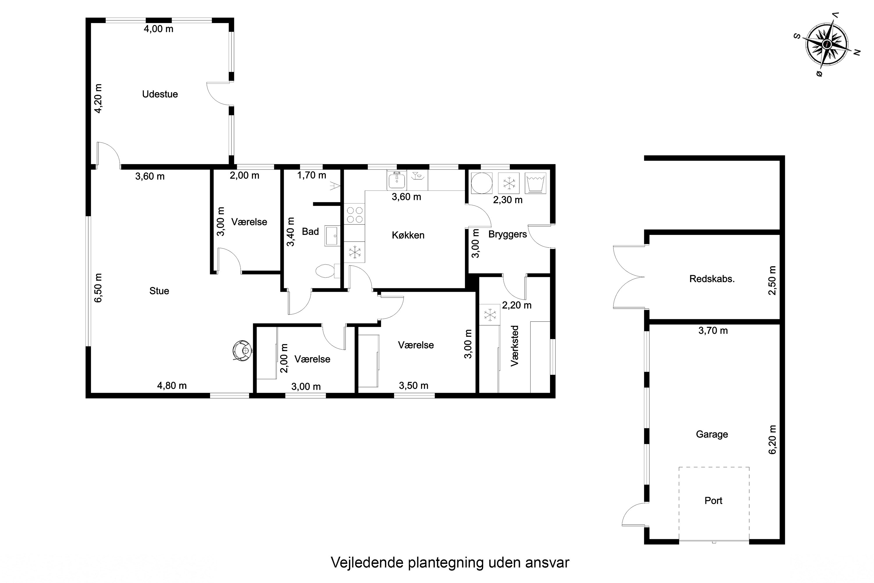 Plantegninger billede af Rugmarken 8, Tåsinge, 5700 Svendborg