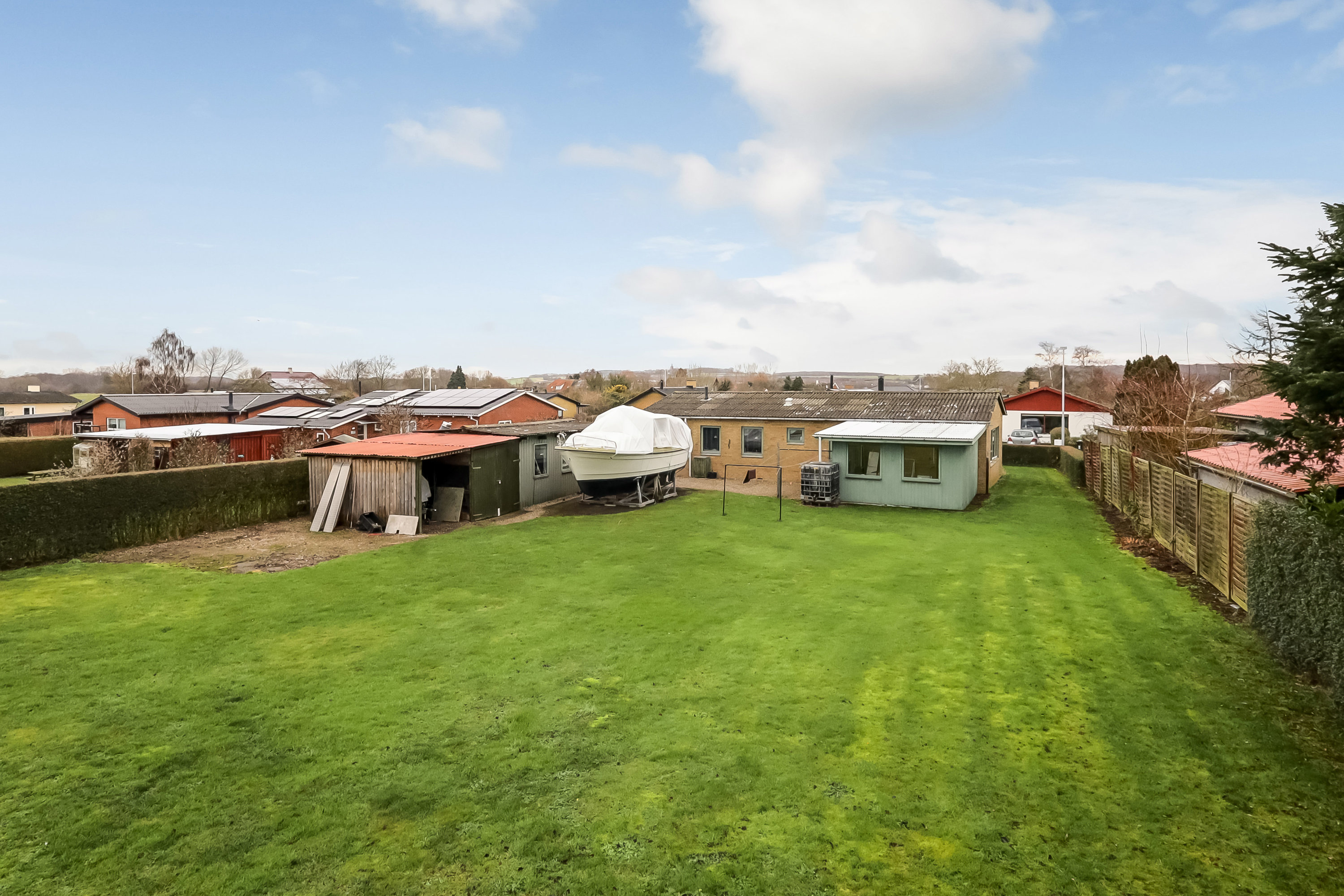 Fremhævet have billede i fuldskærmstilstand. Billede af Rugmarken 8, Tåsinge, 5700 Svendborg