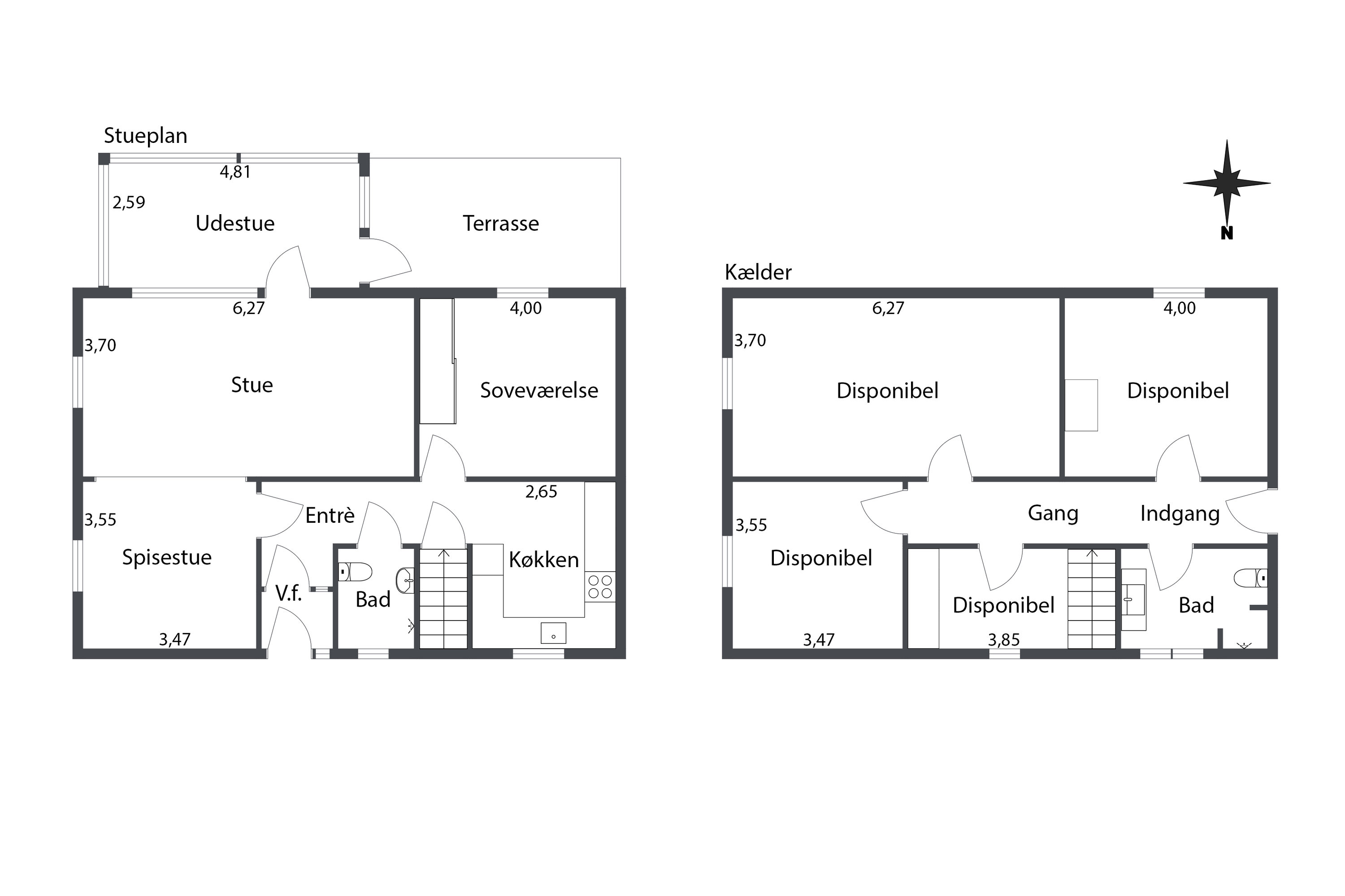 Plantegninger billede af Strømgade 19, 9750 Østervrå