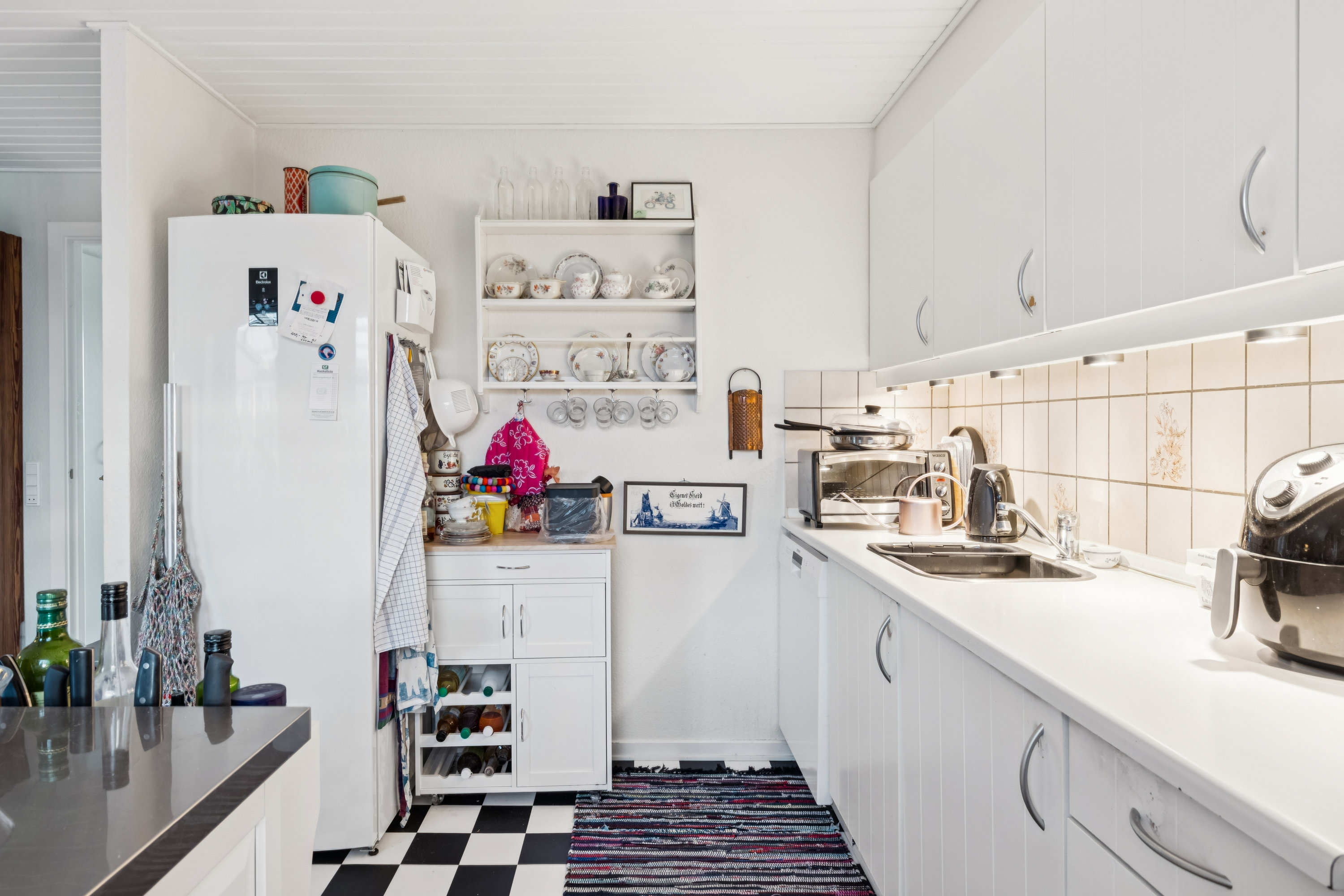 Fremhævet køkken billede i fuldskærmstilstand. Billede af Engdiget 36, Hvam, 9620 Aalestrup