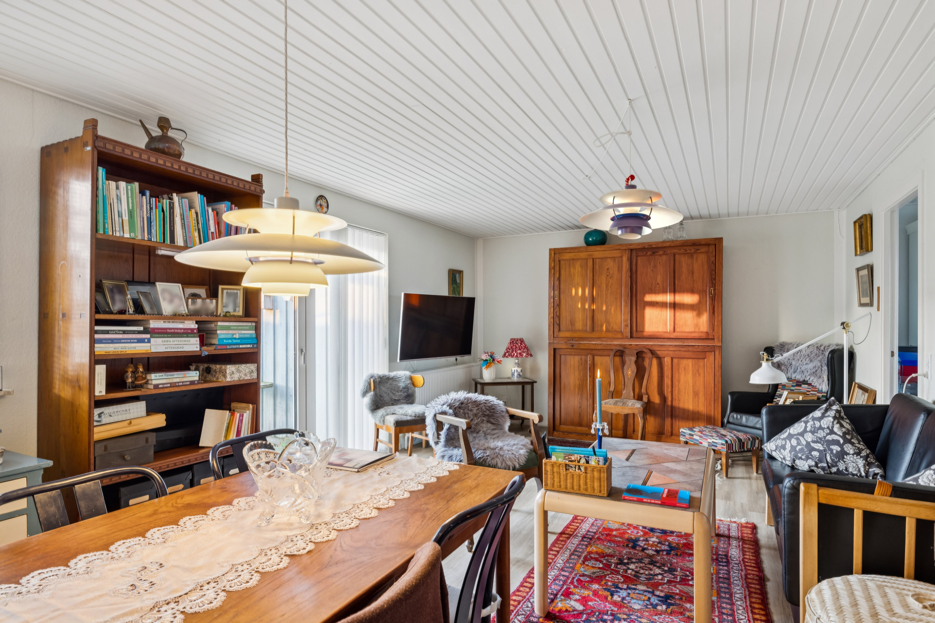 Fremhævet stue billede i fuldskærmstilstand. Billede af Engdiget 36, Hvam, 9620 Aalestrup