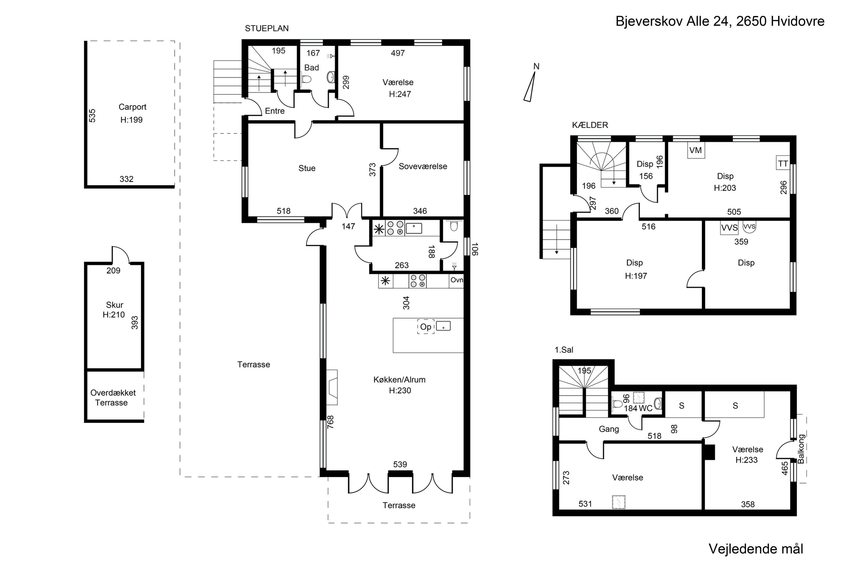 Plantegninger billede af Bjeverskov Alle 24, 2650 Hvidovre