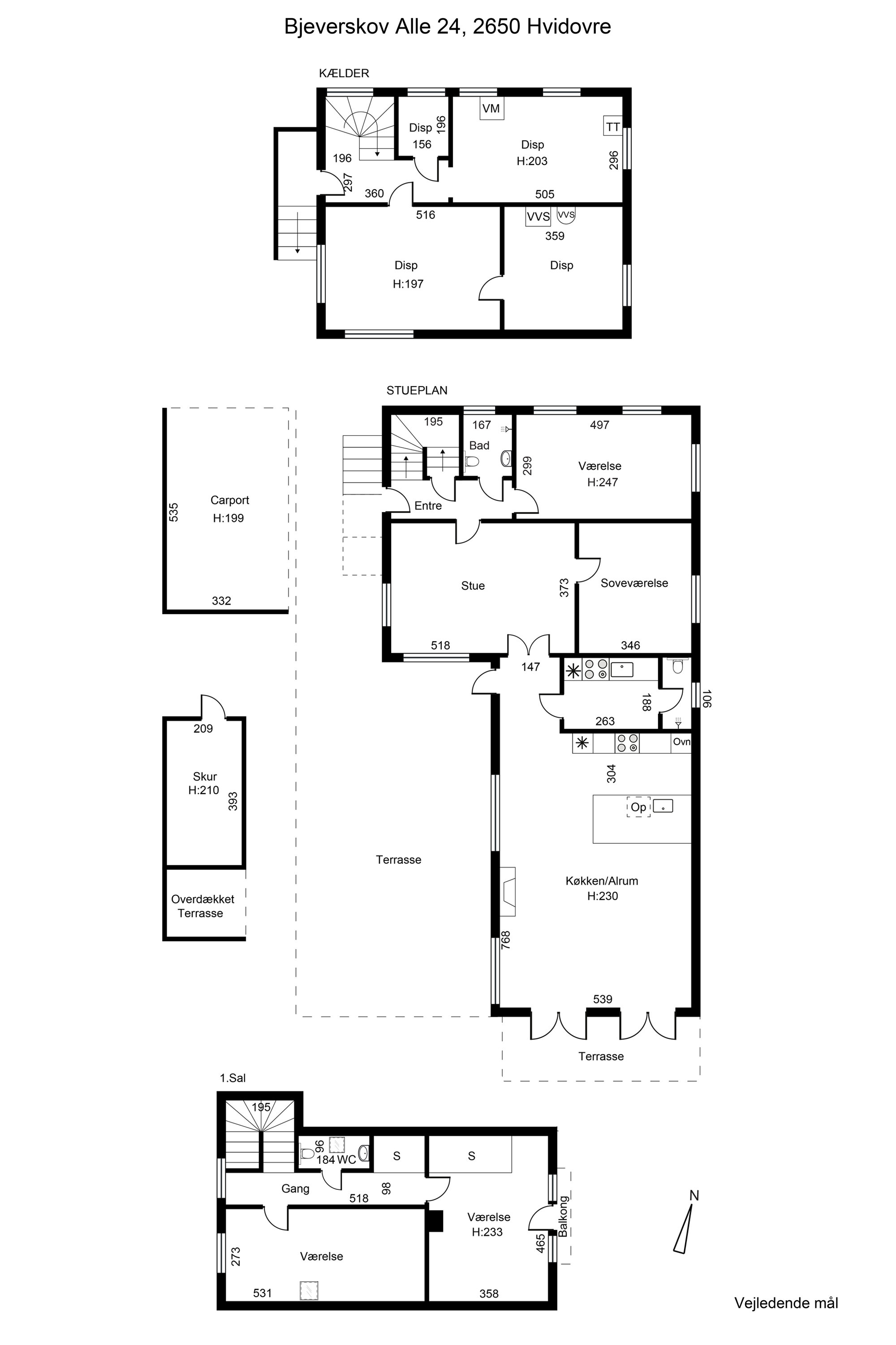 Plantegninger billede af Bjeverskov Alle 24, 2650 Hvidovre