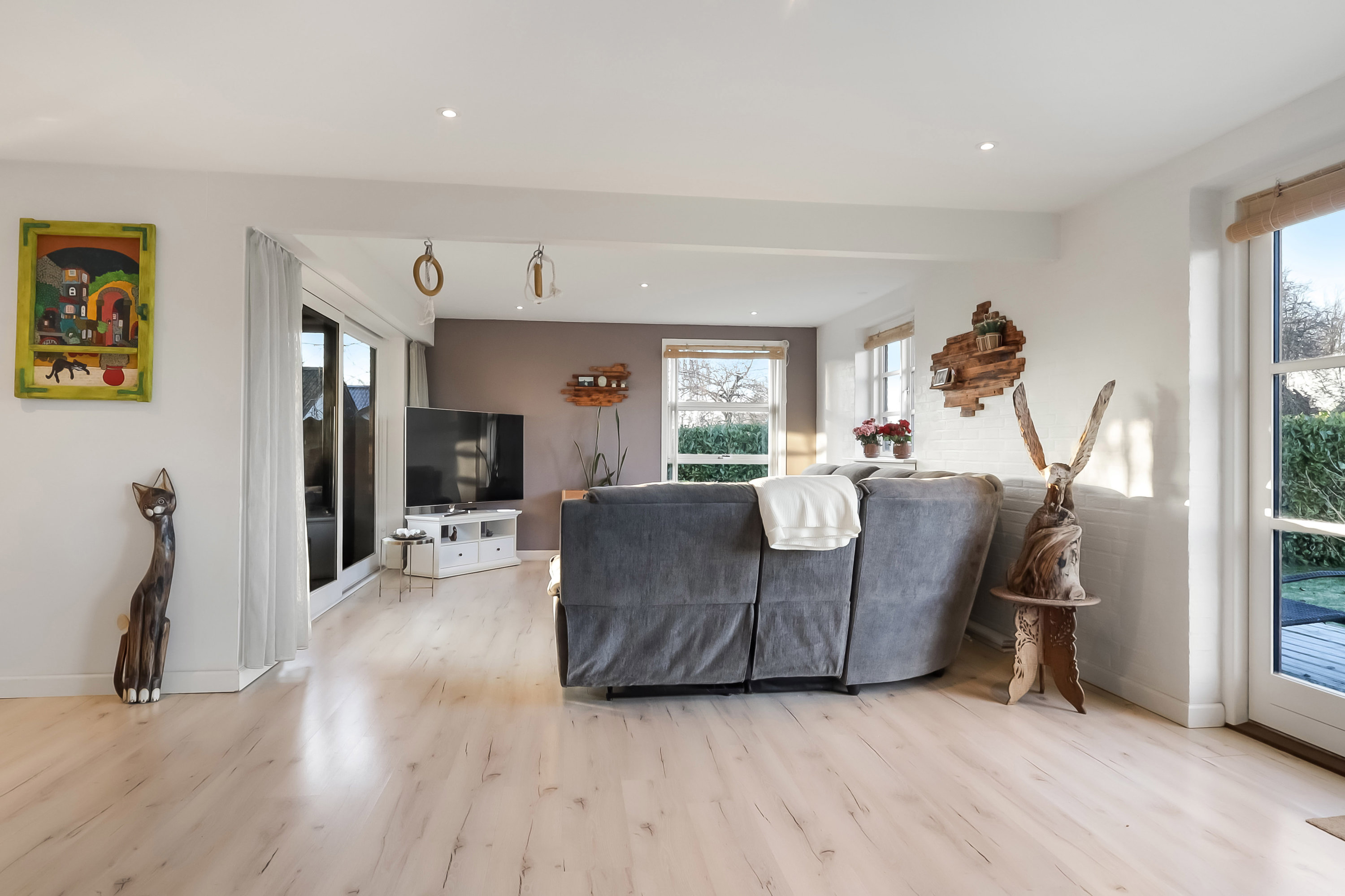 Fremhævet stue billede i fuldskærmstilstand. Billede af Leragervej 19, 5856 Ryslinge