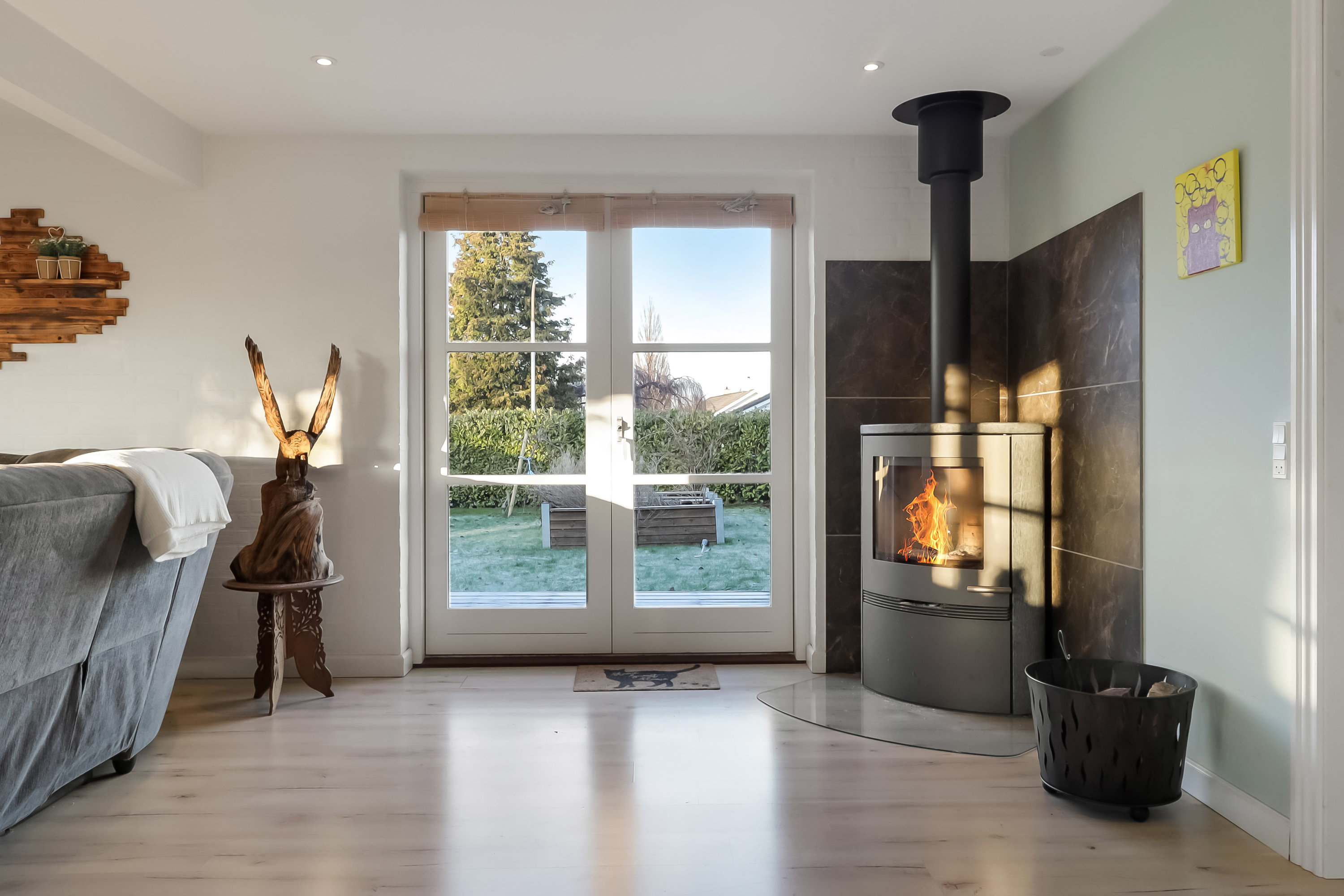 Fremhævet stue billede i fuldskærmstilstand. Billede af Leragervej 19, 5856 Ryslinge