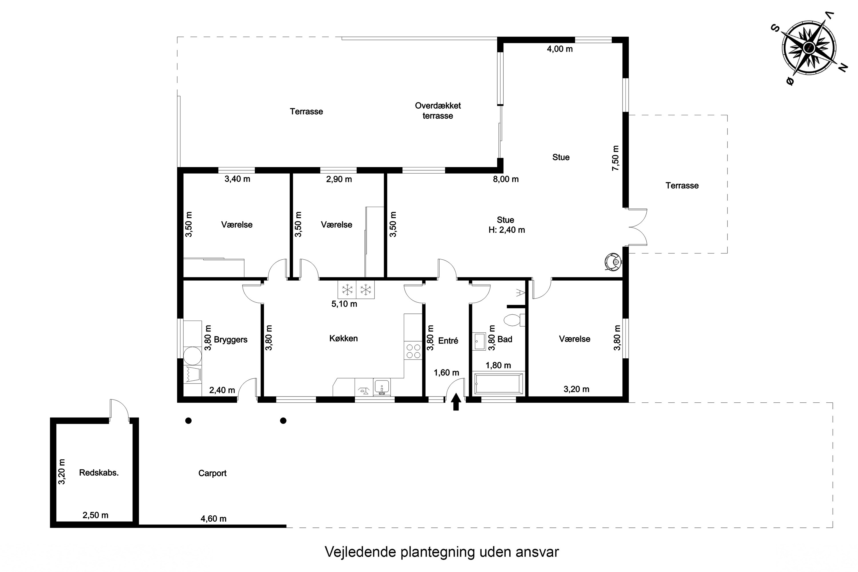 Plantegninger billede af Leragervej 19, 5856 Ryslinge