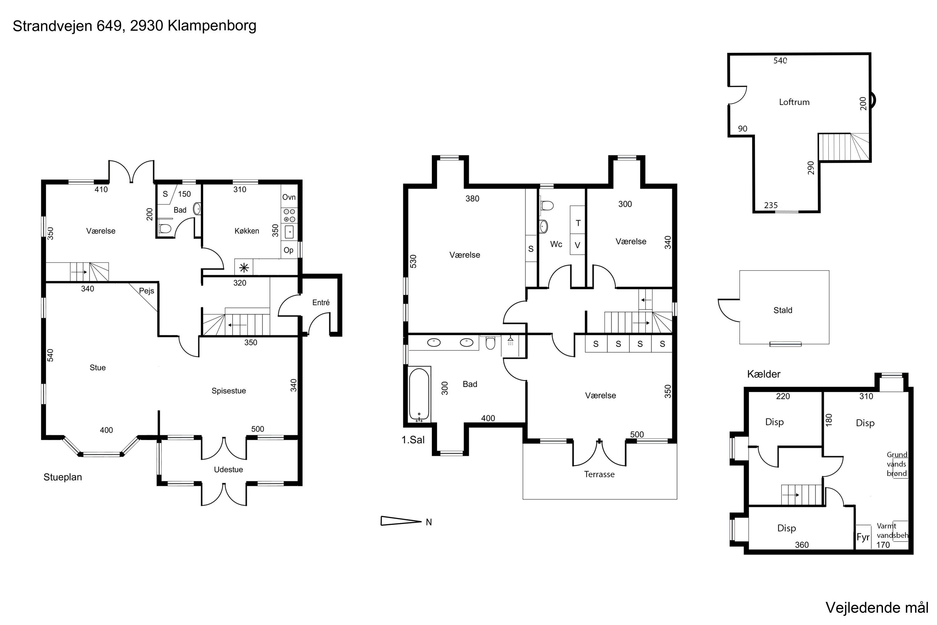 Plantegninger billede af Strandvejen 649, 2930 Klampenborg