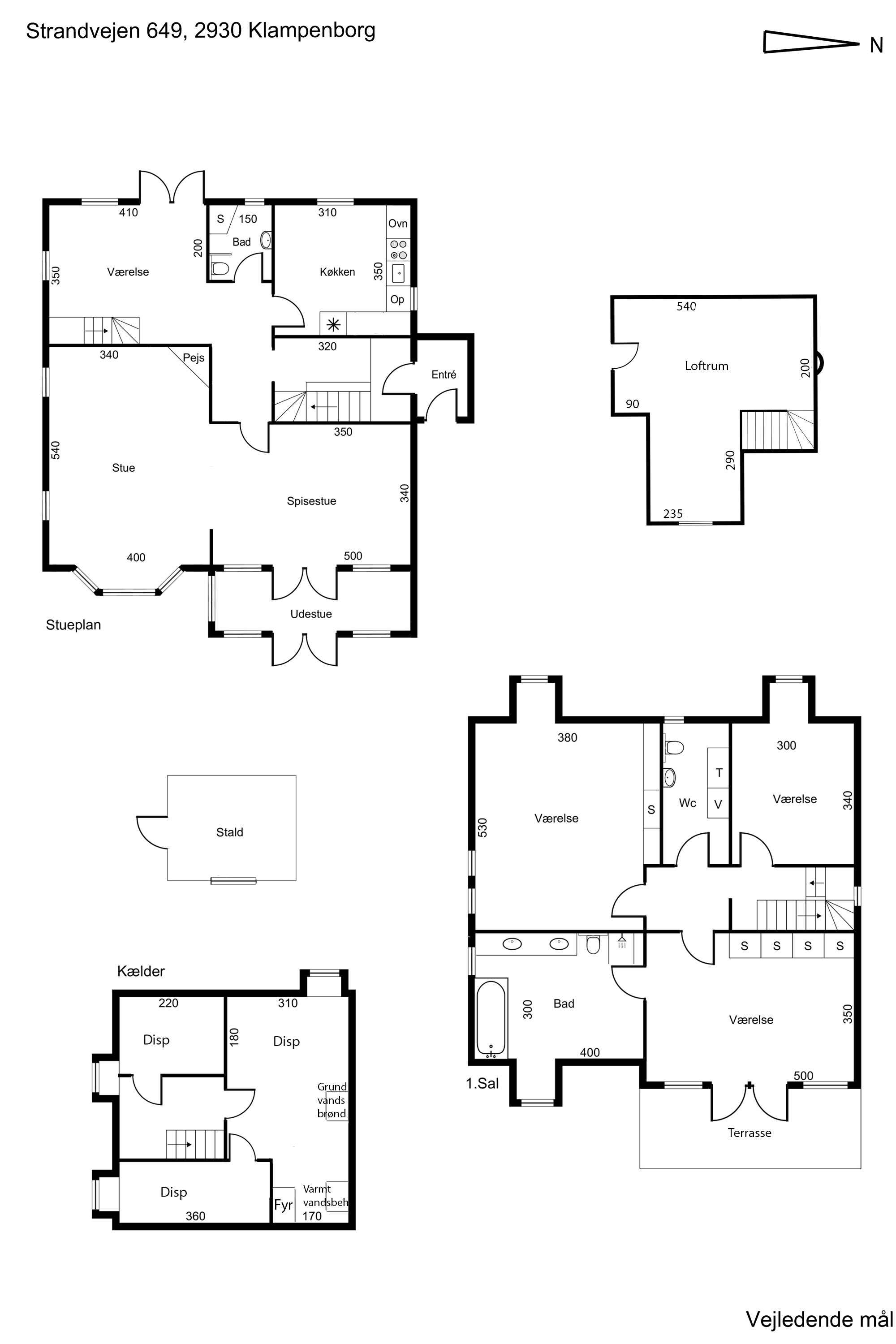 Plantegninger billede af Strandvejen 649, 2930 Klampenborg