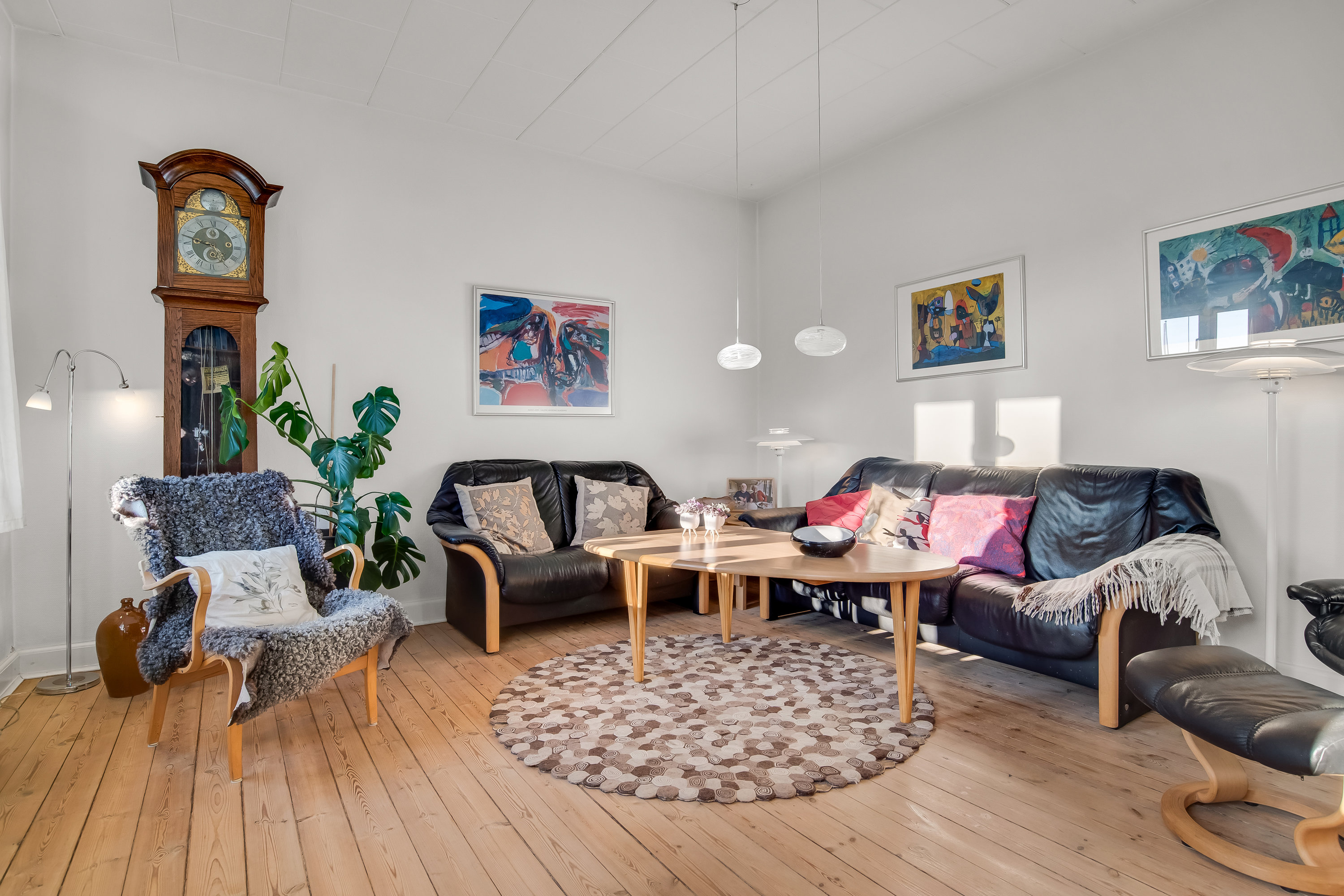 Fremhævet stue billede i fuldskærmstilstand. Billede af Ågade 9, 7500 Holstebro