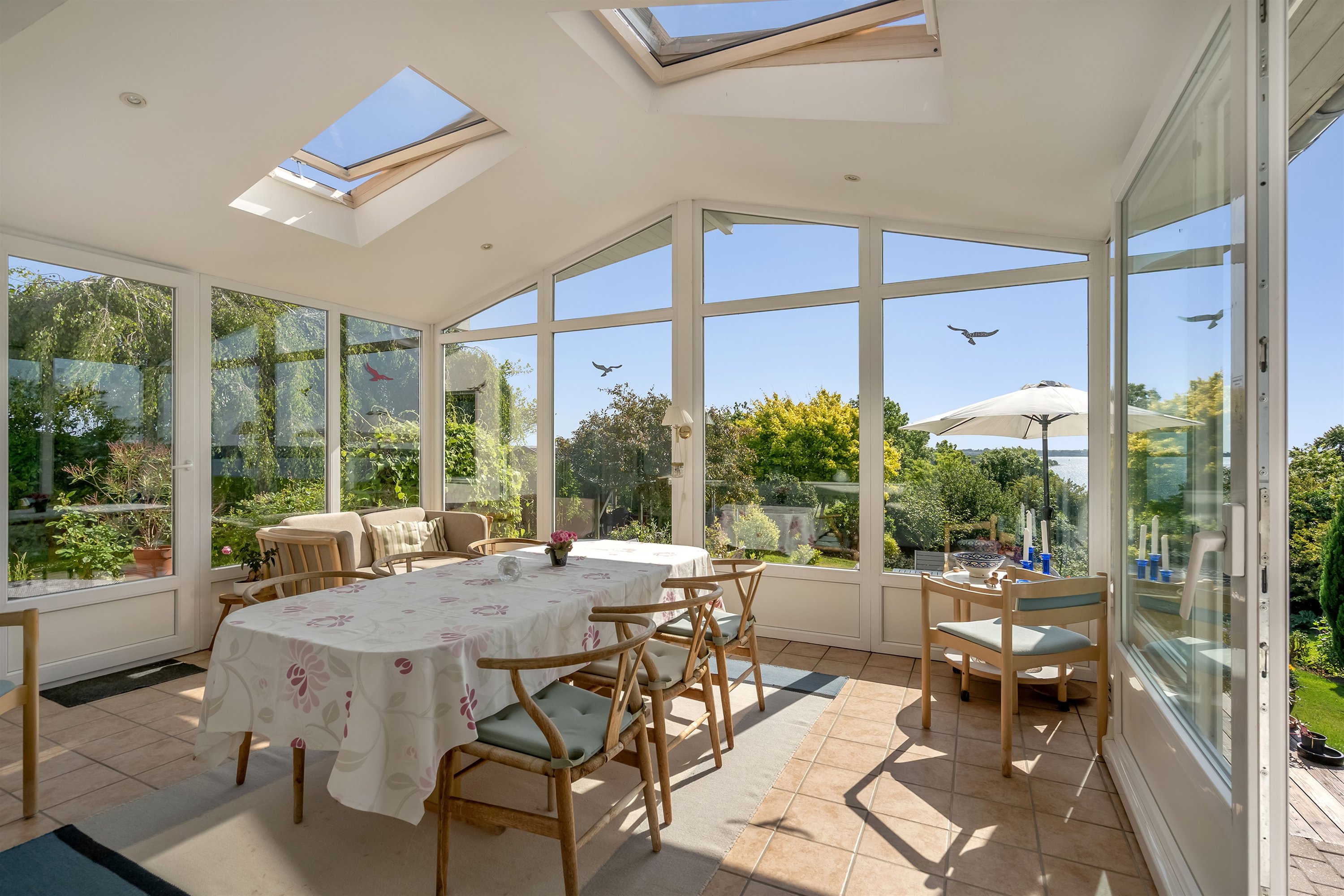 Fremhævet udestue billede i fuldskærmstilstand. Billede af Fjordvejen 162, Bækken, 6300 Gråsten