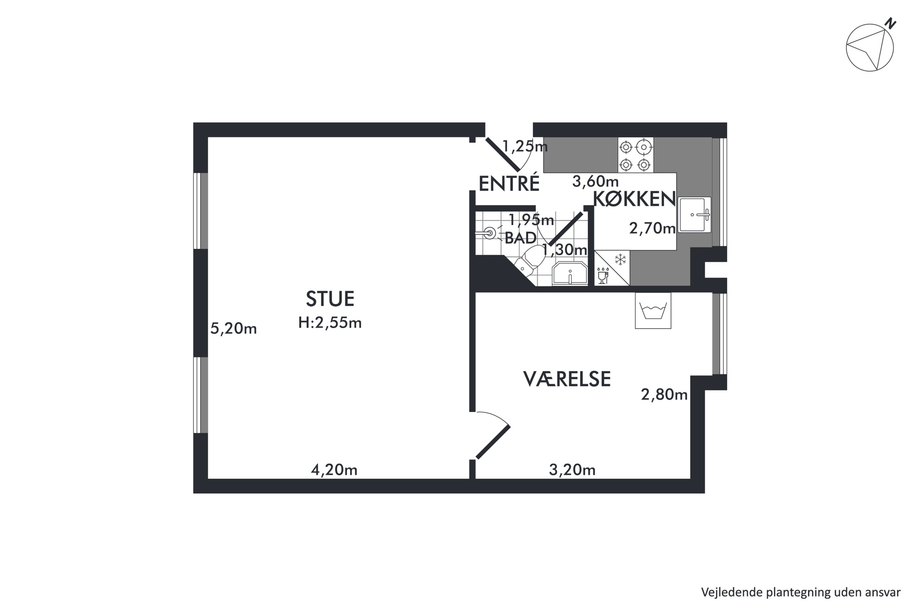 Plantegninger billede af Olfert Fischers Gade 4, st.. Th.., 1311 København K