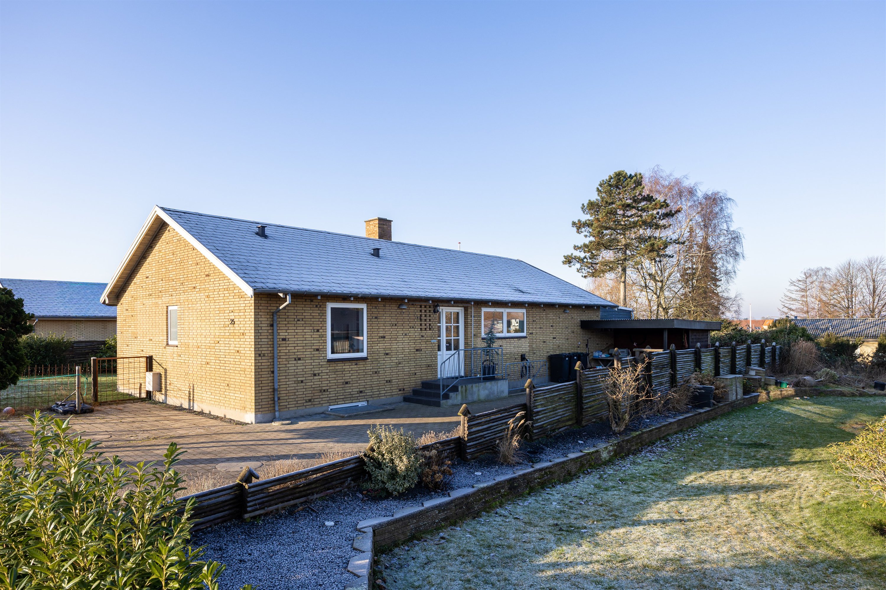 Villa: Set fra vejen på Havretoften 25, 4200 Slagelse