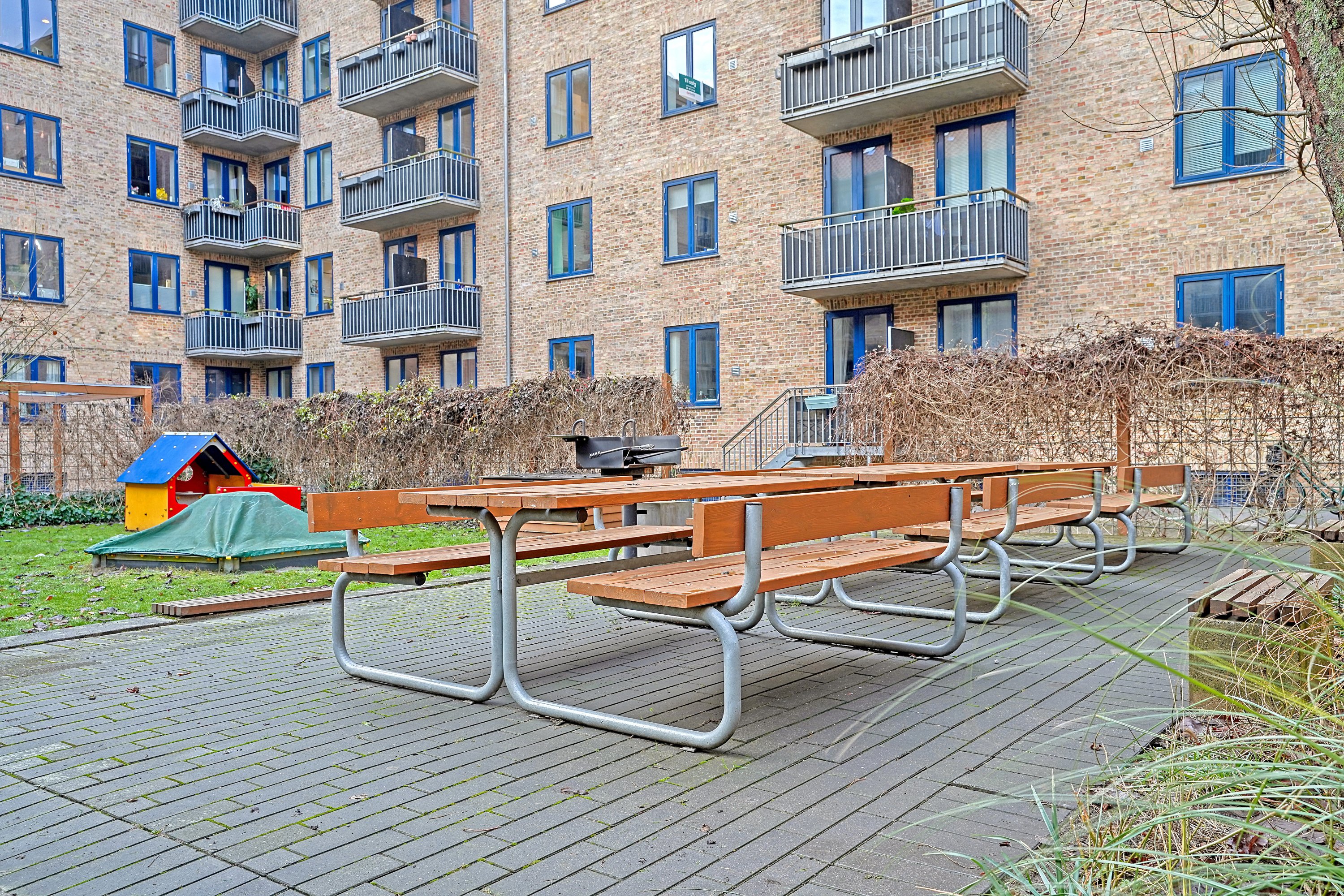 Fremhævet gårdmiljø billede i fuldskærmstilstand. Billede af Horsekildevej 44, 2. th., 2500 Valby