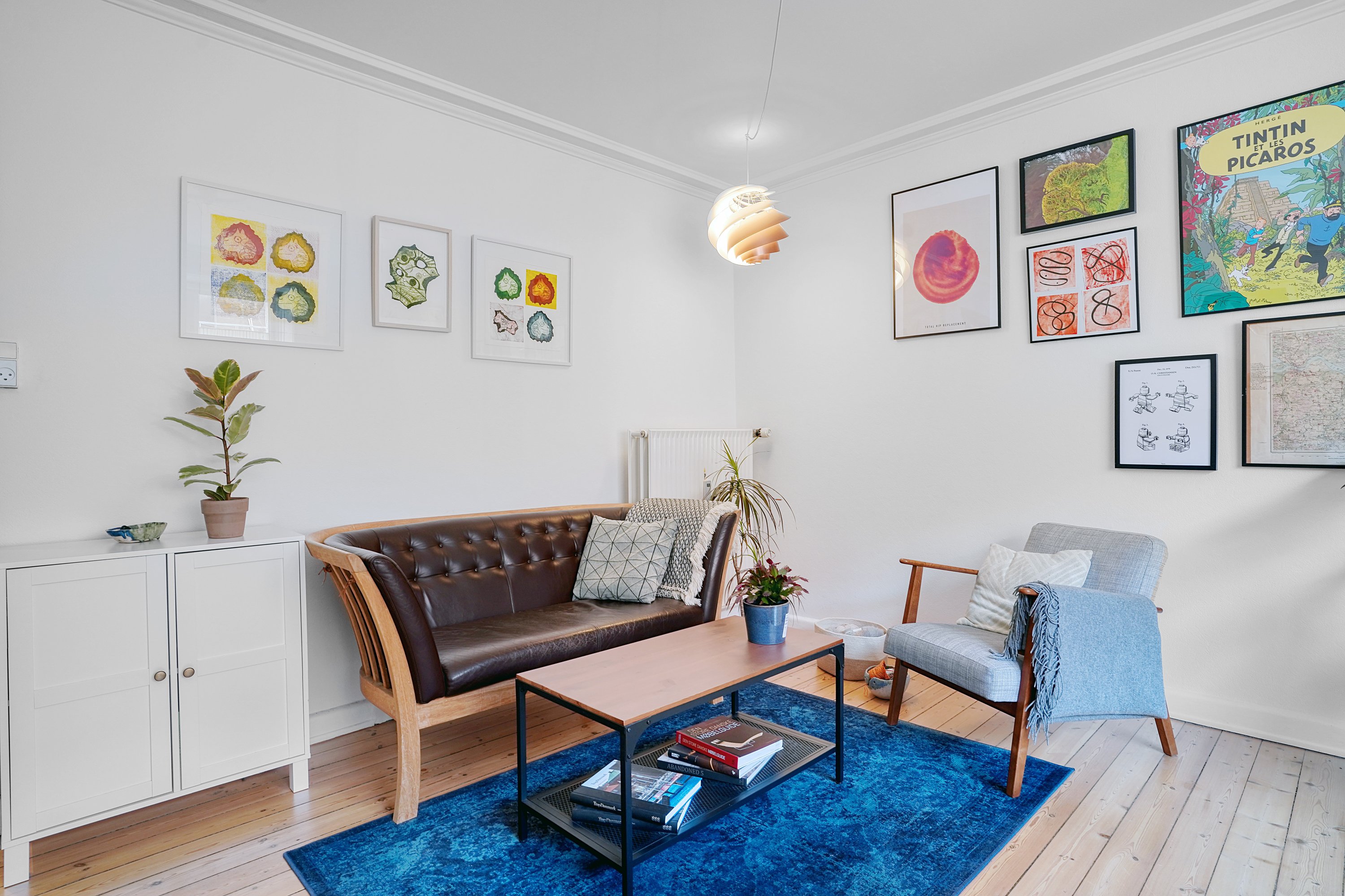 Fremhævet stue billede i fuldskærmstilstand. Billede af Horsekildevej 44, 2. th., 2500 Valby